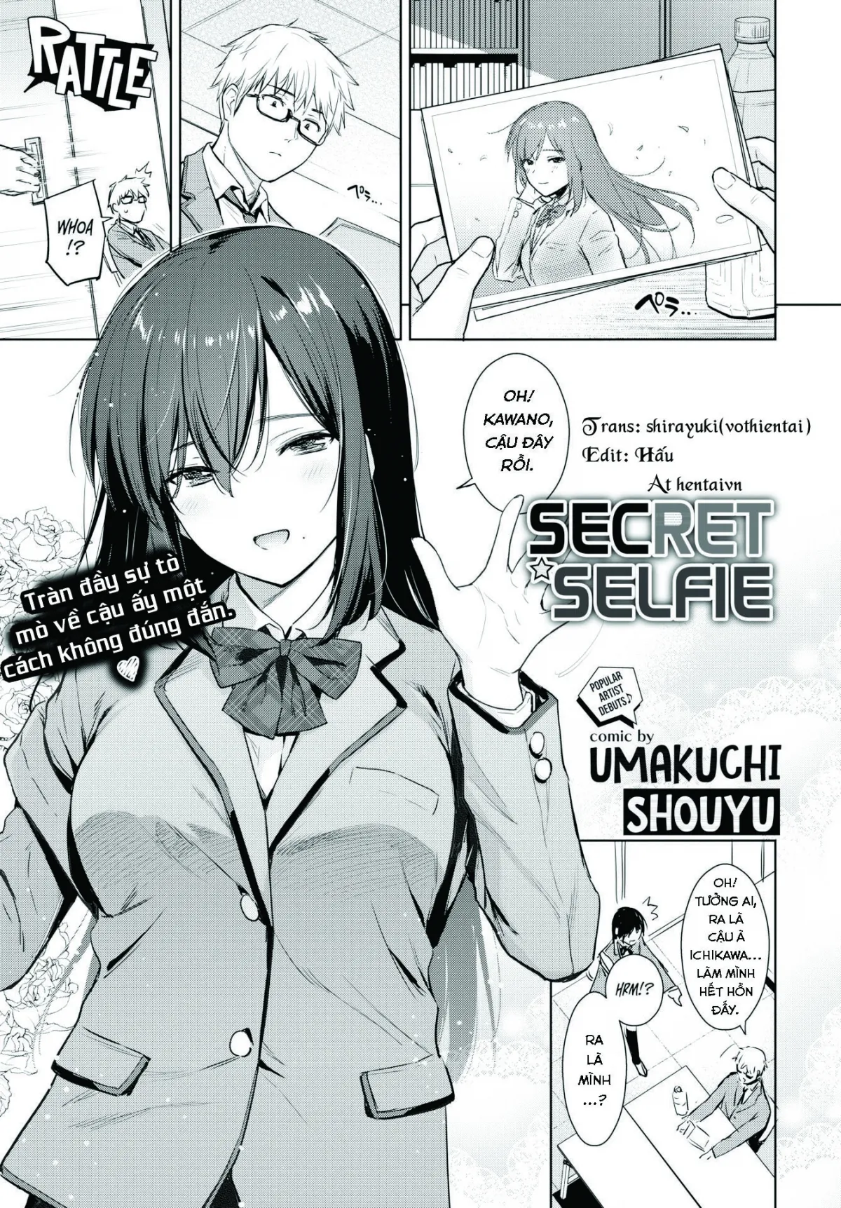HentaiVN.net - Ảnh 3 - Secret Selfie - Chap 1