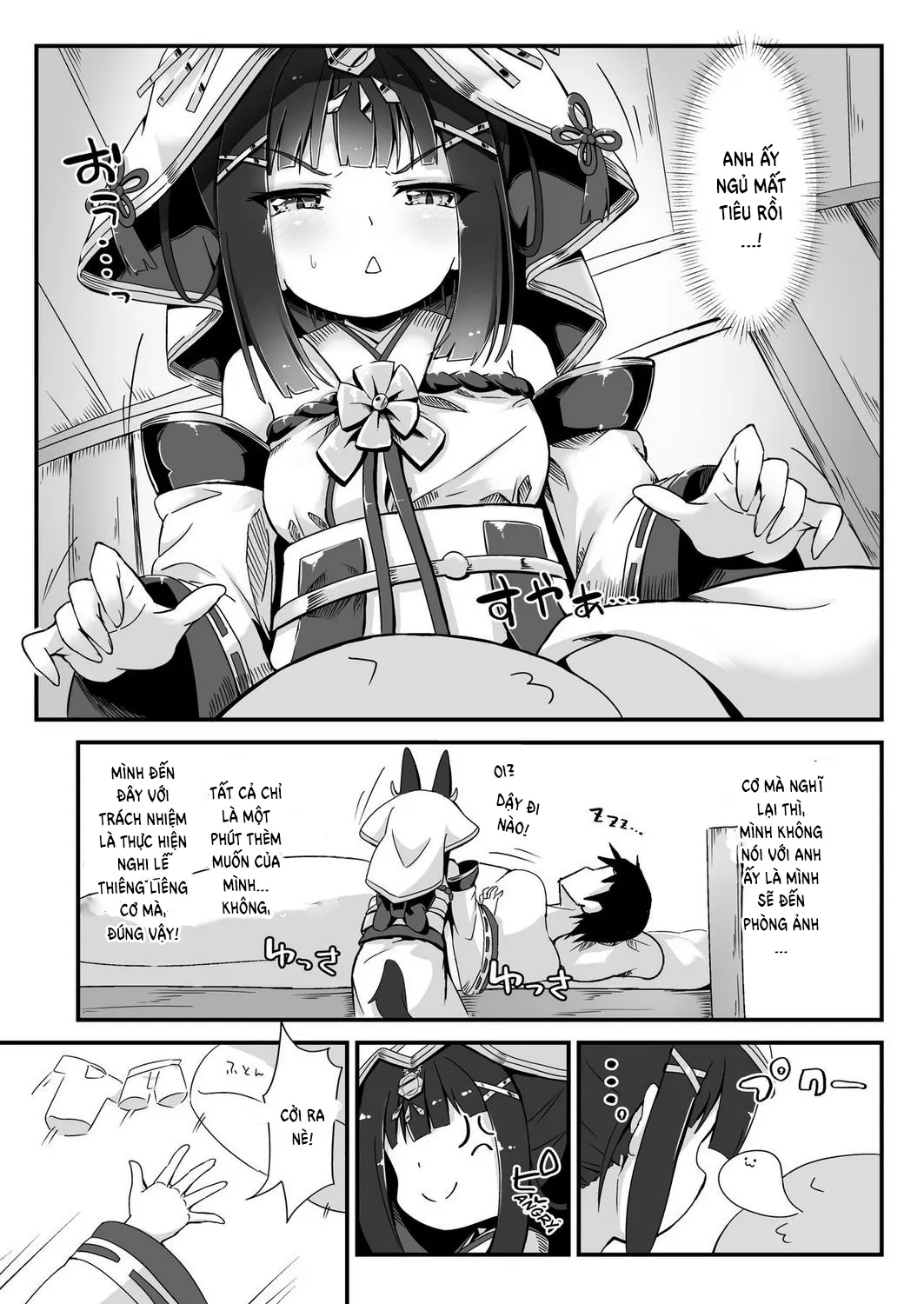 HentaiVN.net - Ảnh 4 - First Night in the Wedding Dress (Azur Lane) [Kekkon Ishou de Shinkon Shoya] - Chap 1