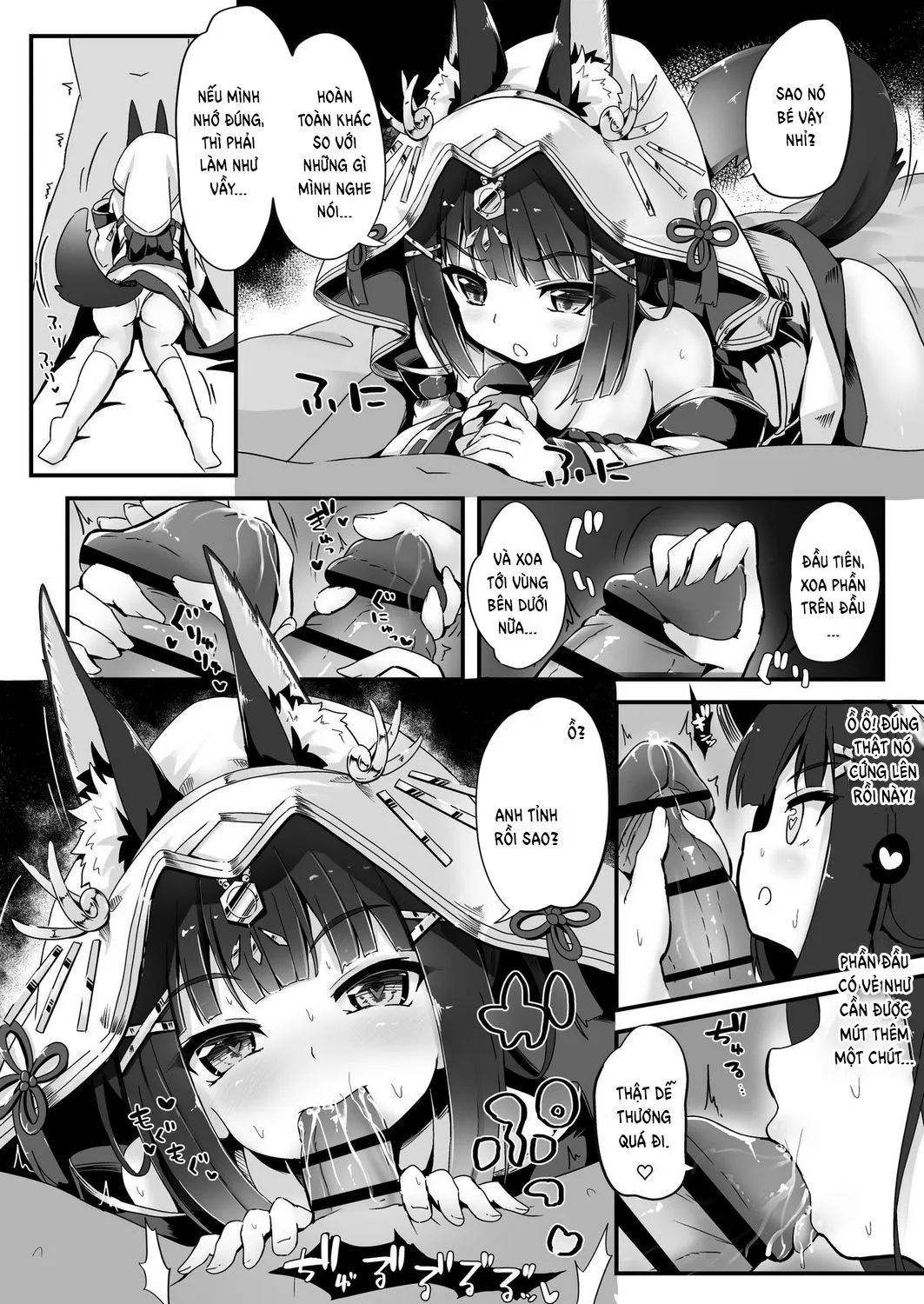 HentaiVN.net - Ảnh 5 - First Night in the Wedding Dress (Azur Lane) [Kekkon Ishou de Shinkon Shoya] - Chap 1