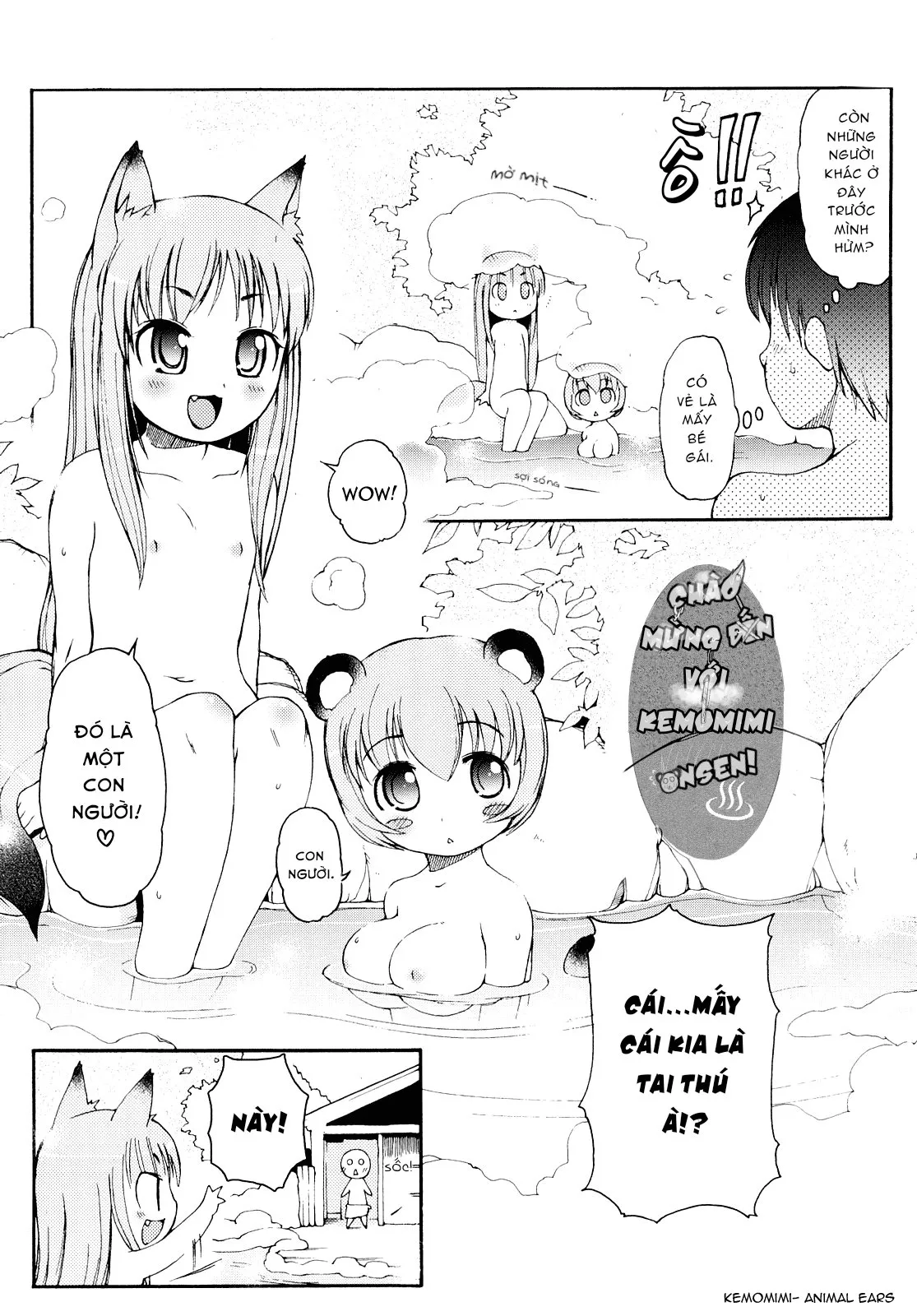 HentaiVN.net - Ảnh 3 - Kemomimi Onsen e Youkoso - Chap 1