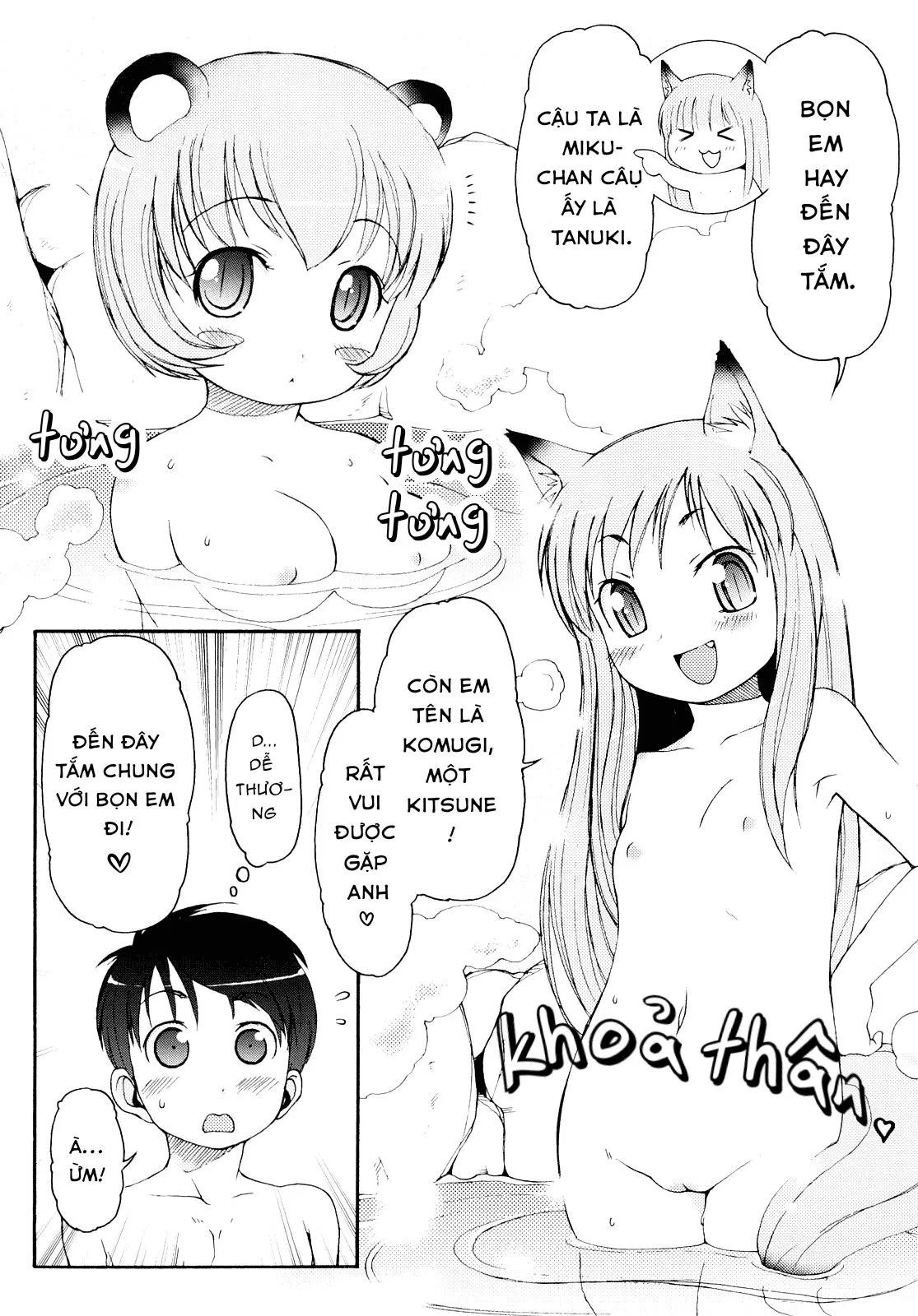 HentaiVN.net - Ảnh 4 - Kemomimi Onsen e Youkoso - Chap 1