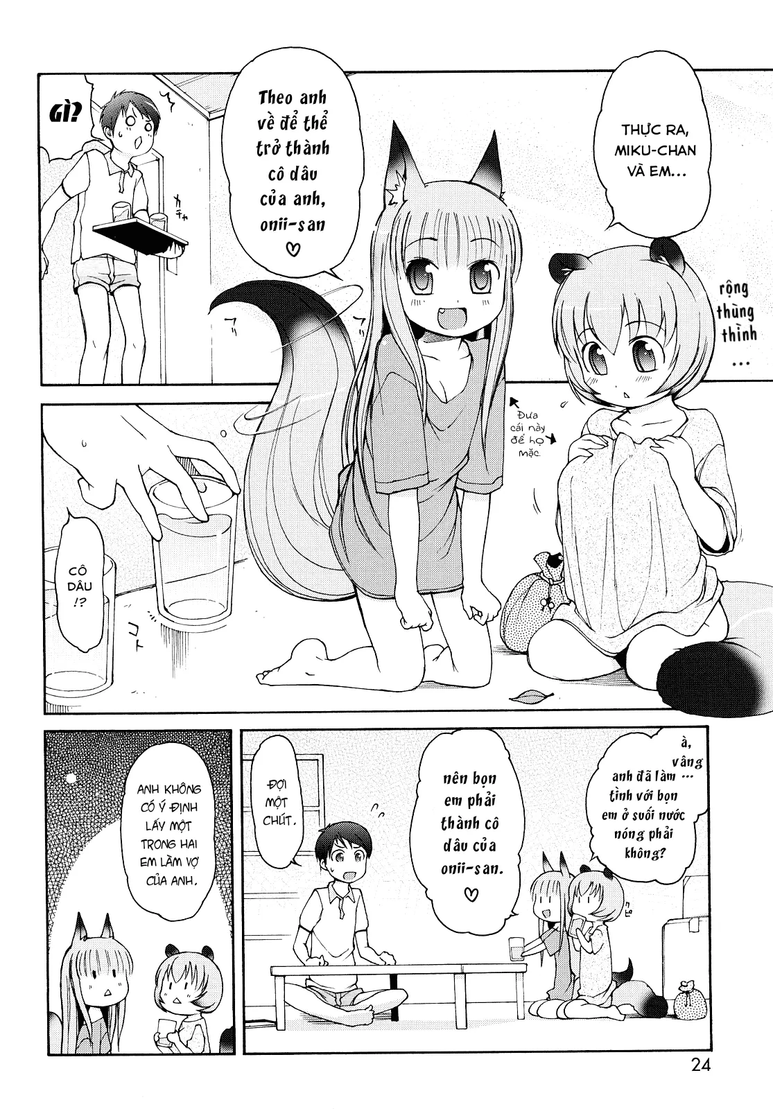HentaiVN.net - Ảnh 3 - Kemomimi Onsen e Youkoso - Chap 2