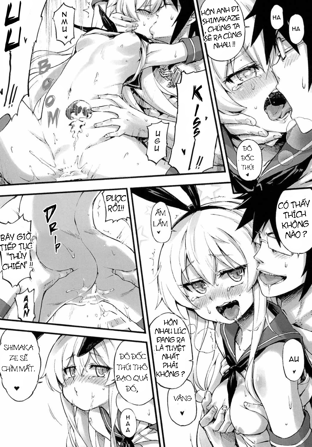 HentaiVN.net - Ảnh 18 - Shimakaze-chan's Overtime (Kancolle) [Shimakaze-Chan No Zangyou; 島風ちゃんの残業] - Chap 1