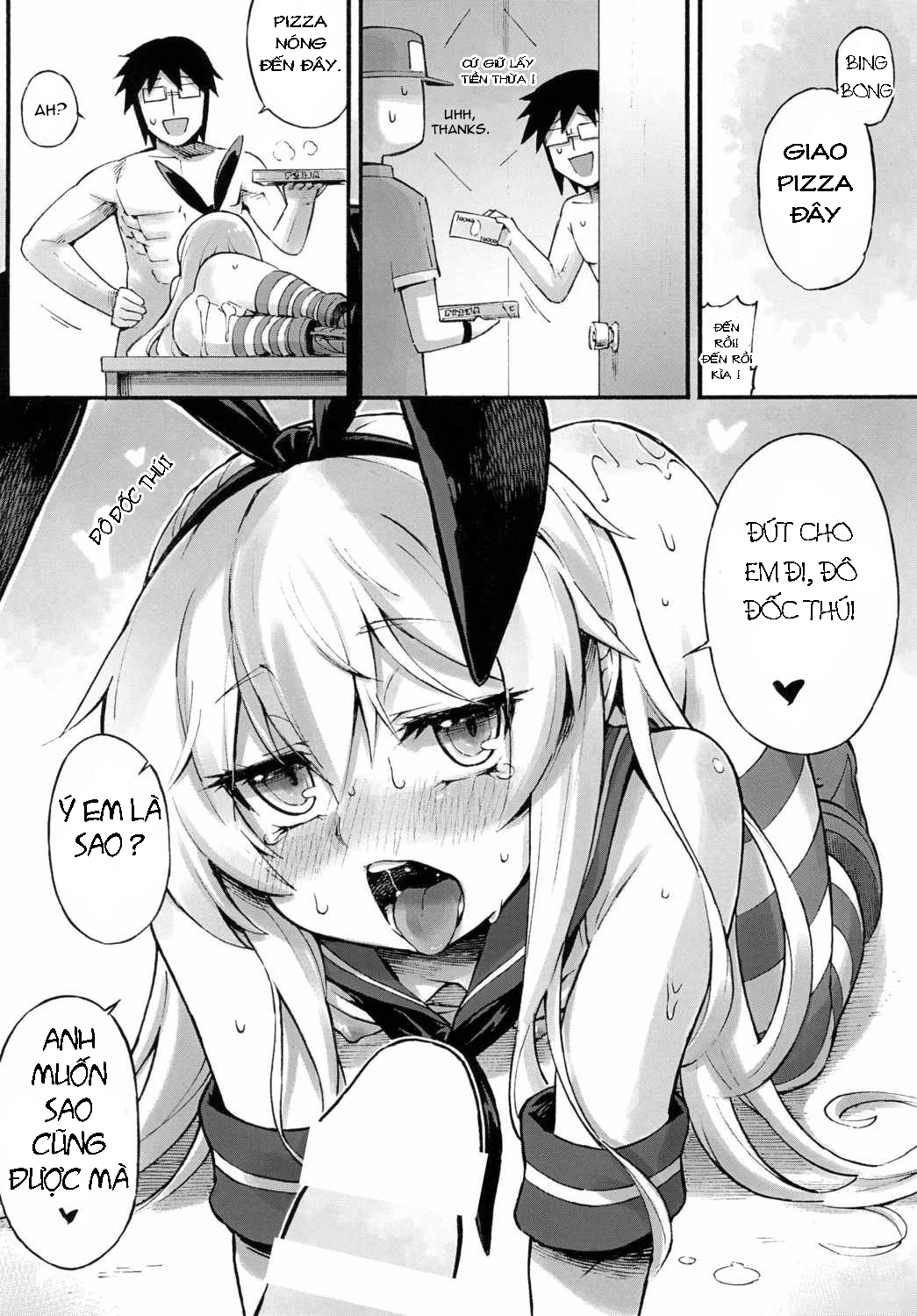 HentaiVN.net - Ảnh 22 - Shimakaze-chan's Overtime (Kancolle) [Shimakaze-Chan No Zangyou; 島風ちゃんの残業] - Chap 1