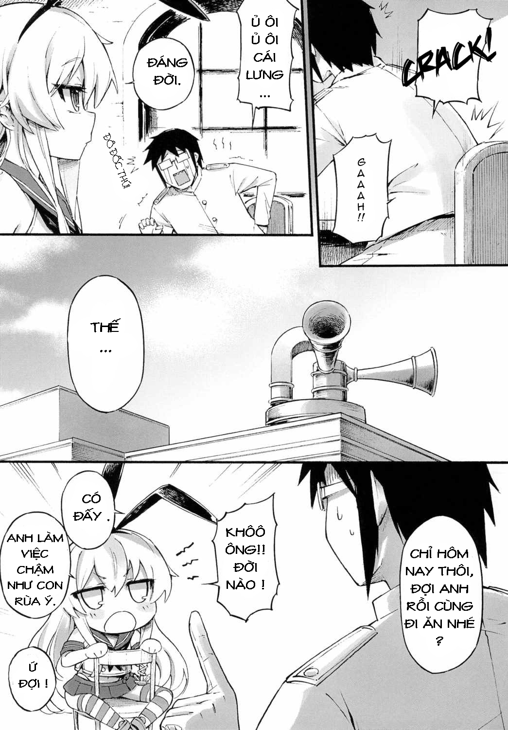 HentaiVN.net - Ảnh 4 - Shimakaze-chan's Overtime (Kancolle) [Shimakaze-Chan No Zangyou; 島風ちゃんの残業] - Chap 1
