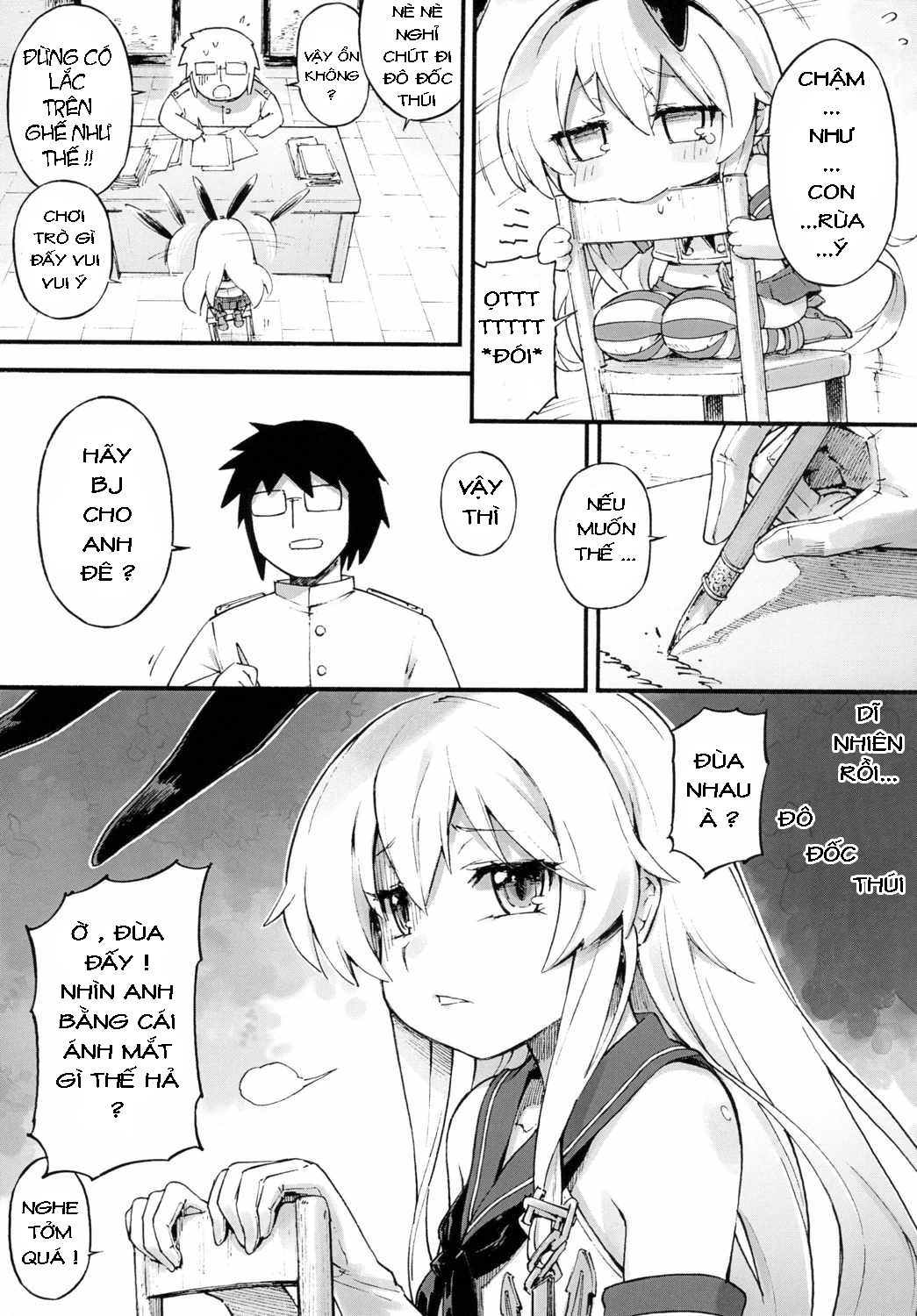 HentaiVN.net - Ảnh 5 - Shimakaze-chan's Overtime (Kancolle) [Shimakaze-Chan No Zangyou; 島風ちゃんの残業] - Chap 1