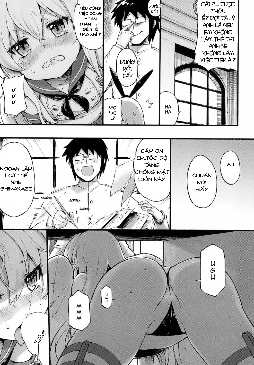 HentaiVN.net - Ảnh 7 - Shimakaze-chan's Overtime (Kancolle) [Shimakaze-Chan No Zangyou; 島風ちゃんの残業] - Chap 1