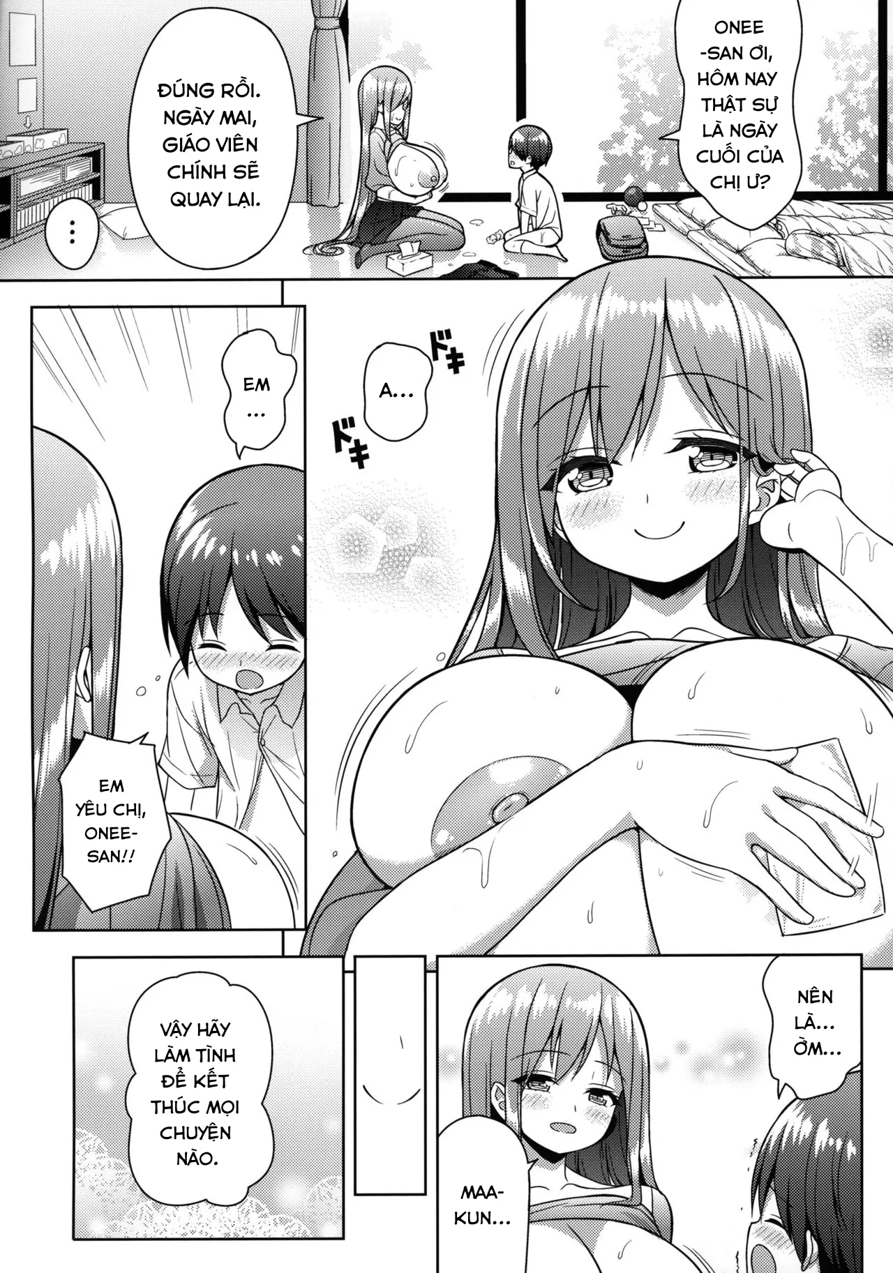 HentaiVN.net - Ảnh 19 - Em muốn được Onee-san cưng chiều! [Onee-san ni Amaetai] - Chap 1