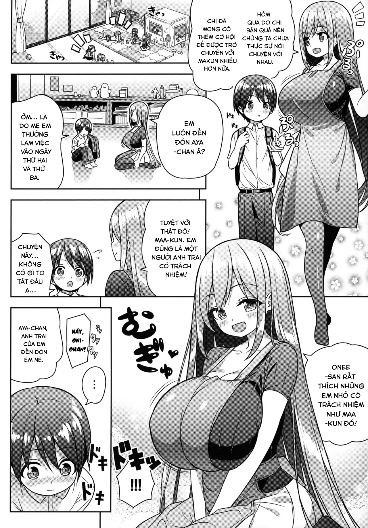 HentaiVN.net - Ảnh 5 - Em muốn được Onee-san cưng chiều! [Onee-san ni Amaetai] - Chap 1