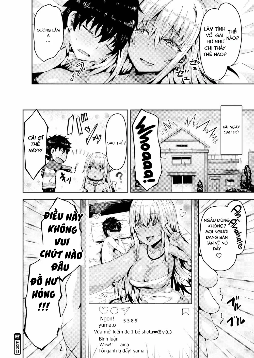 HentaiVN.net - Ảnh 18 - Tonari no Bitch Gal to Junjou Shounen [The Slut Next Door & The Naive Young Boy; Tonari no Bitch Gal to Josou Shounen] - Chap 1