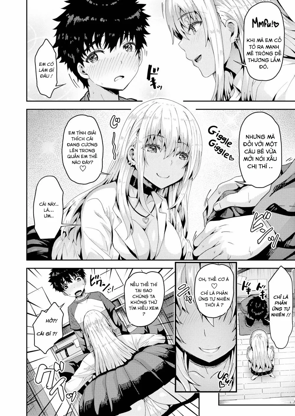 HentaiVN.net - Ảnh 4 - Tonari no Bitch Gal to Junjou Shounen [The Slut Next Door & The Naive Young Boy; Tonari no Bitch Gal to Josou Shounen] - Chap 1