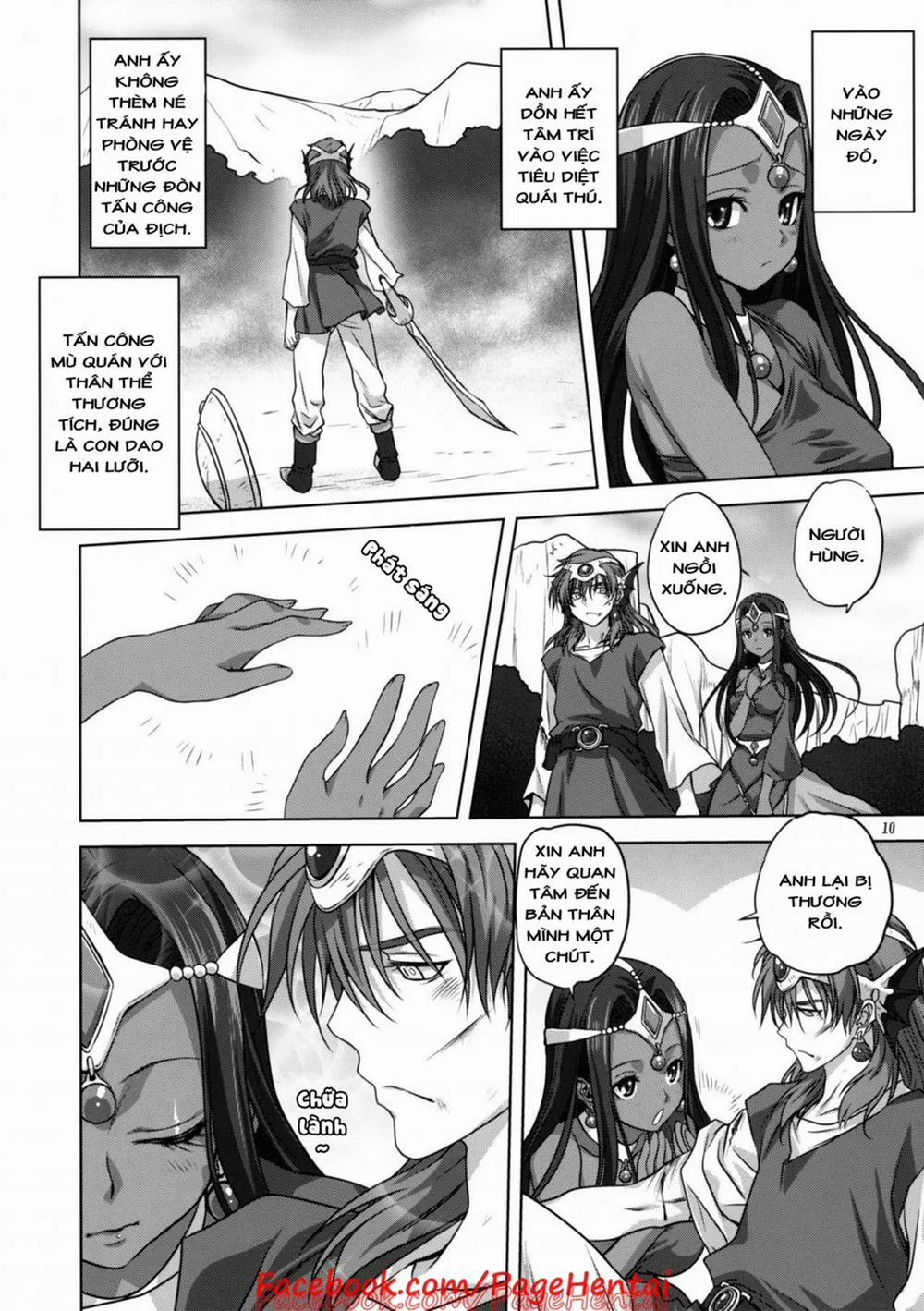 HentaiVN.net - Ảnh 10 - Anata ga Watashi no Yuusha-sama (Dragon Quest IV) - Chap 1
