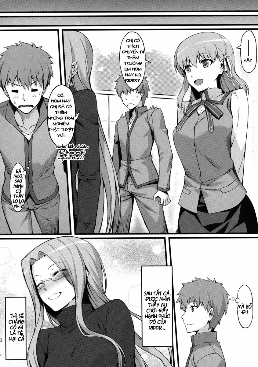 HentaiVN.net - Ảnh 22 - Rider san to Gakusei Fuku. (Fate Hollow Ataraxia) - Chap 1
