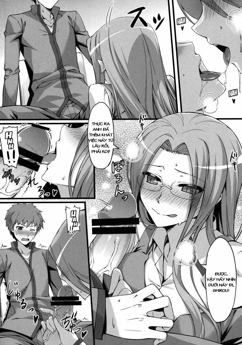 HentaiVN.net - Ảnh 8 - Rider san to Gakusei Fuku. (Fate Hollow Ataraxia) - Chap 1