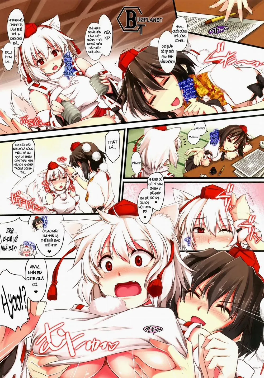 HentaiVN.net - Ảnh 3 - Kuro-Shiro Trick Girls (Touhou) - Chap 1
