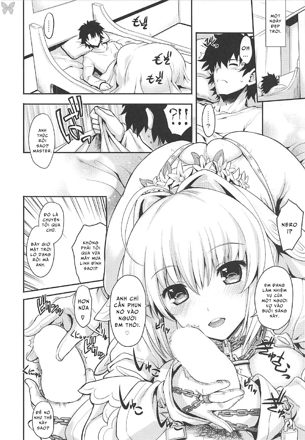 HentaiVN.net - Ảnh 4 - Aigetsu Tettou (Fate/Grand Order) [Do you like the lecherous bride requesting sex every day? (Fate/Grand Order)] - Chap 1