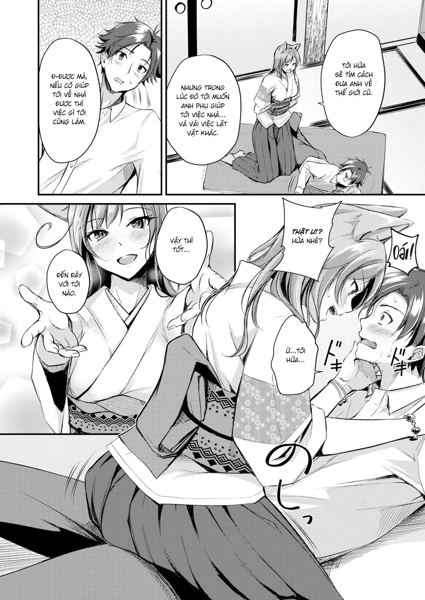 HentaiVN.net - Ảnh 10 - Nữ Tiên Tri Tai Thú - Chap 1