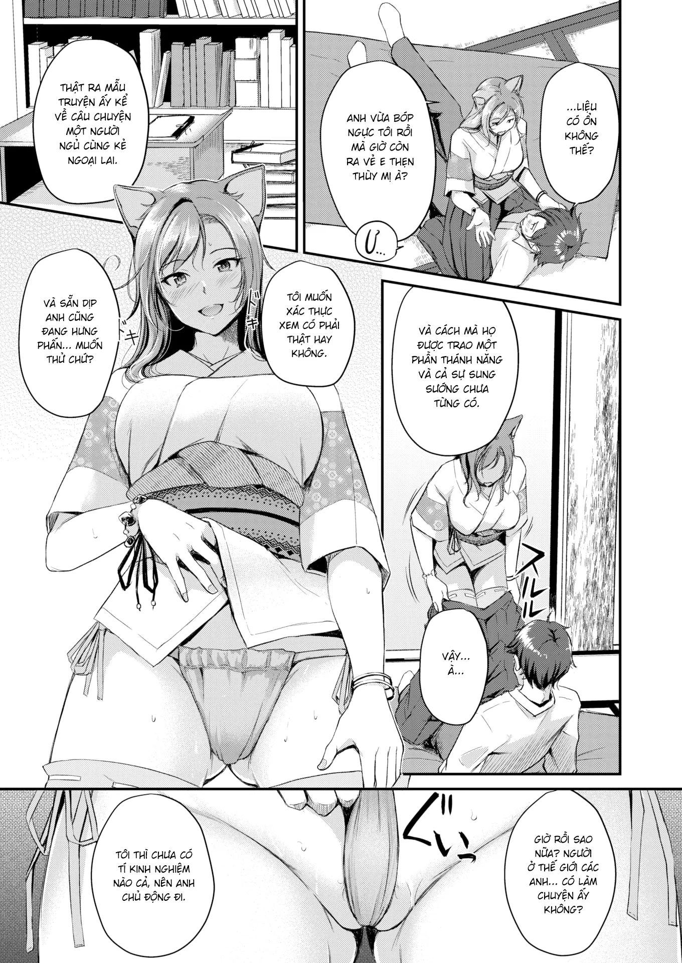 HentaiVN.net - Ảnh 11 - Nữ Tiên Tri Tai Thú - Chap 1