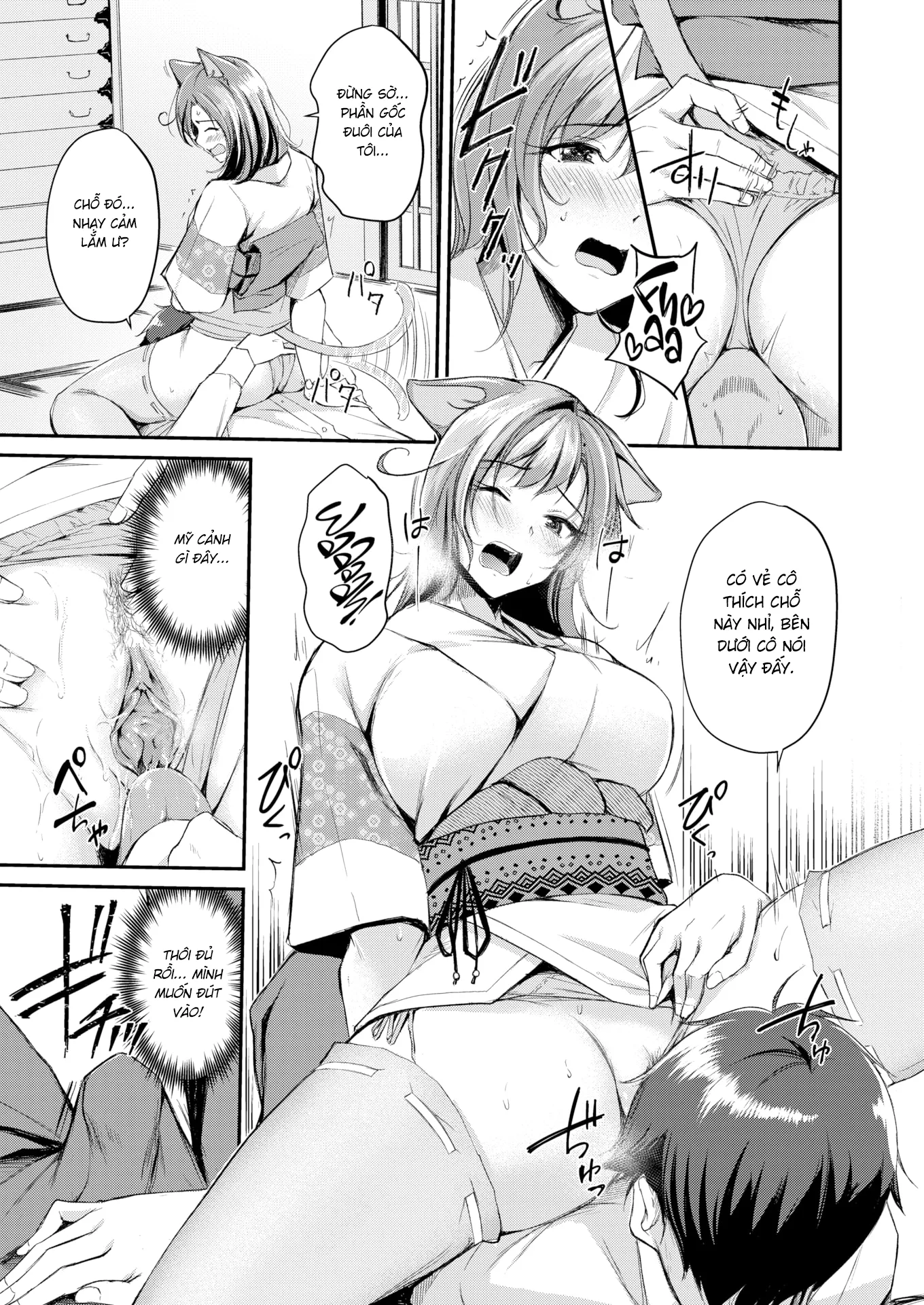 HentaiVN.net - Ảnh 13 - Nữ Tiên Tri Tai Thú - Chap 1