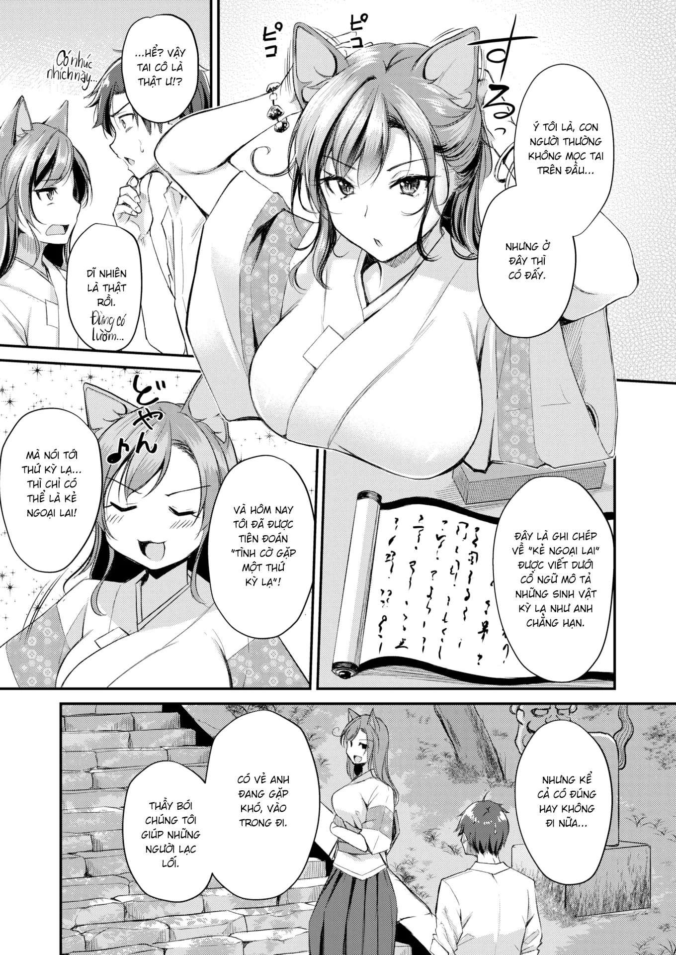 HentaiVN.net - Ảnh 5 - Nữ Tiên Tri Tai Thú - Chap 1