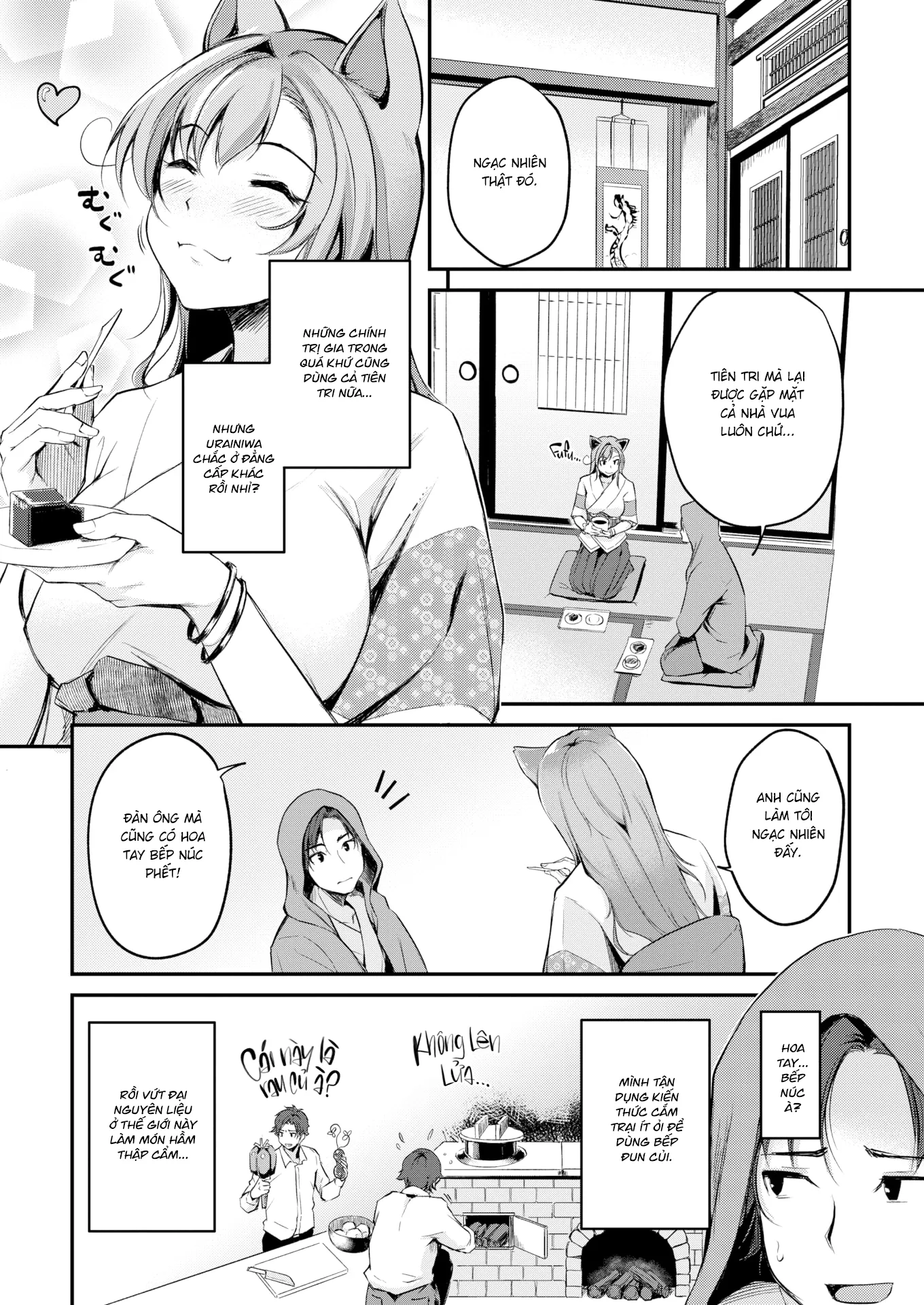 HentaiVN.net - Ảnh 3 - Nữ Tiên Tri Tai Thú - Chap 2