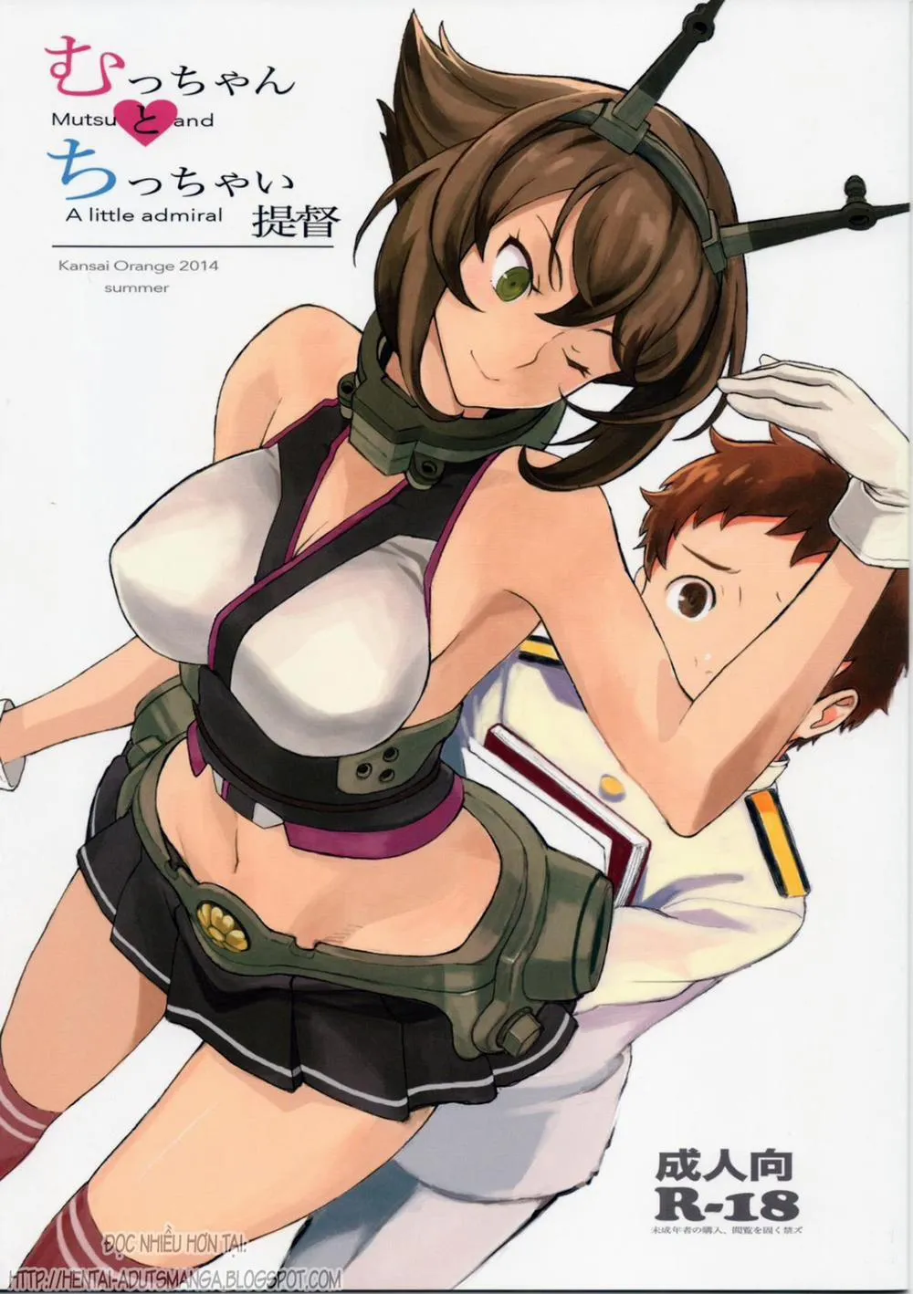 HentaiVN.net - Ảnh 1 - Mucchan To Chicchai Teitoku (Kancolle) - Chap 1
