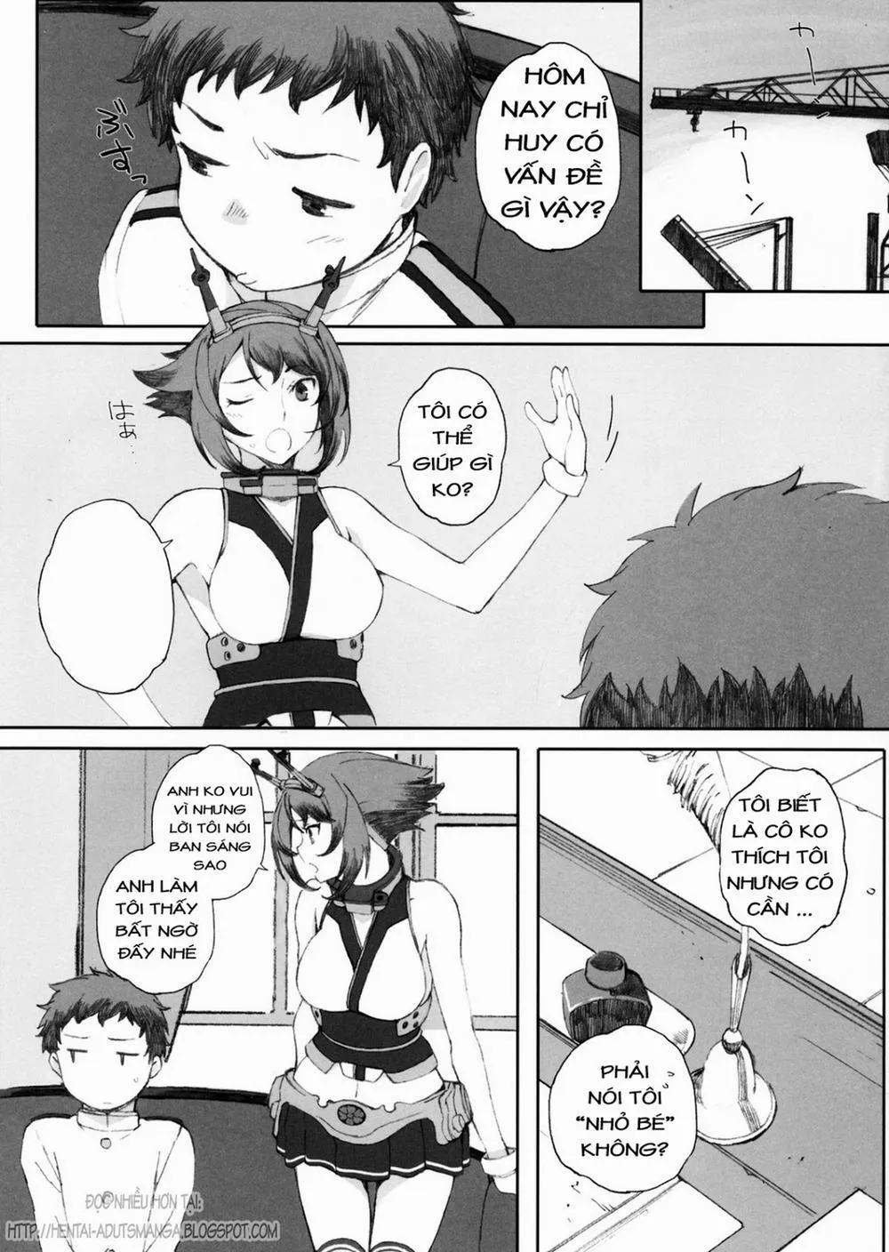 HentaiVN.net - Ảnh 4 - Mucchan To Chicchai Teitoku (Kancolle) - Chap 1