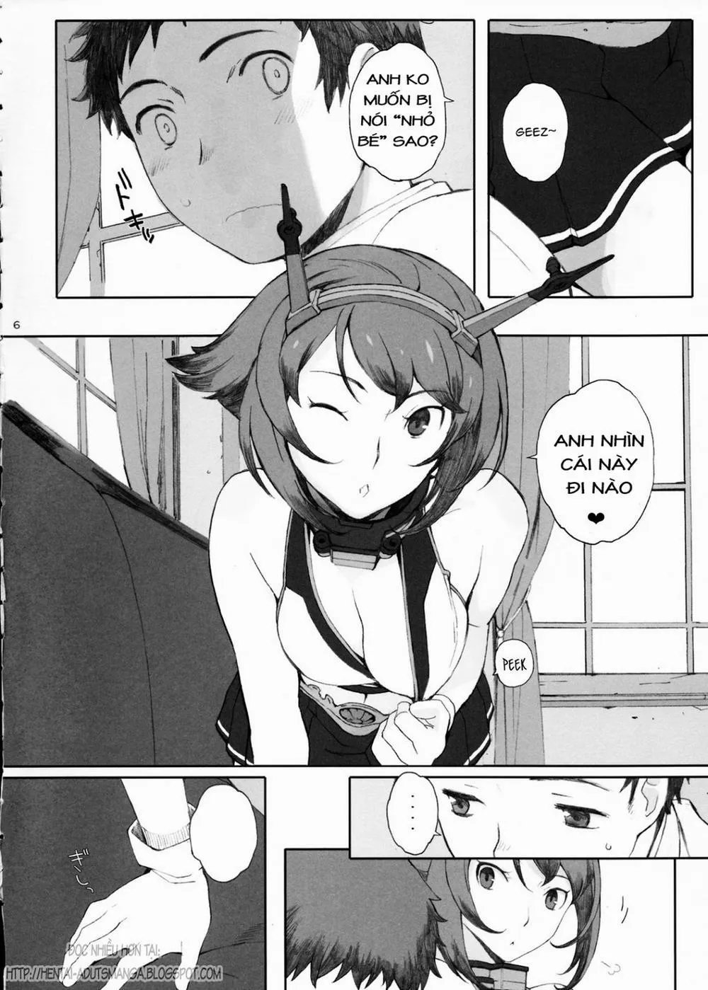 HentaiVN.net - Ảnh 5 - Mucchan To Chicchai Teitoku (Kancolle) - Chap 1