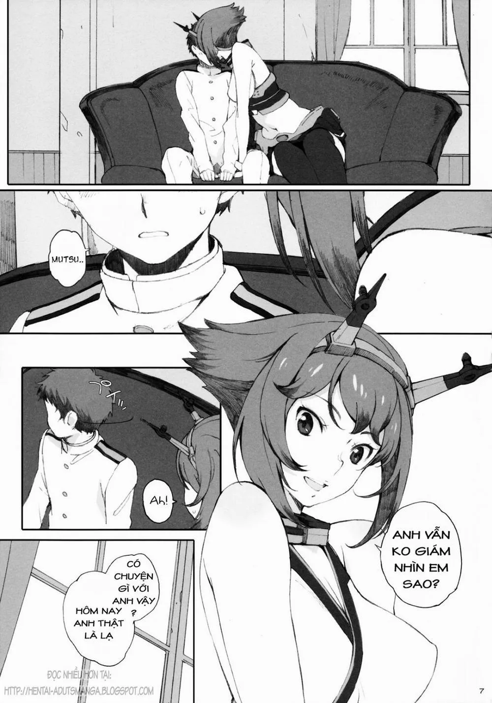 HentaiVN.net - Ảnh 6 - Mucchan To Chicchai Teitoku (Kancolle) - Chap 1