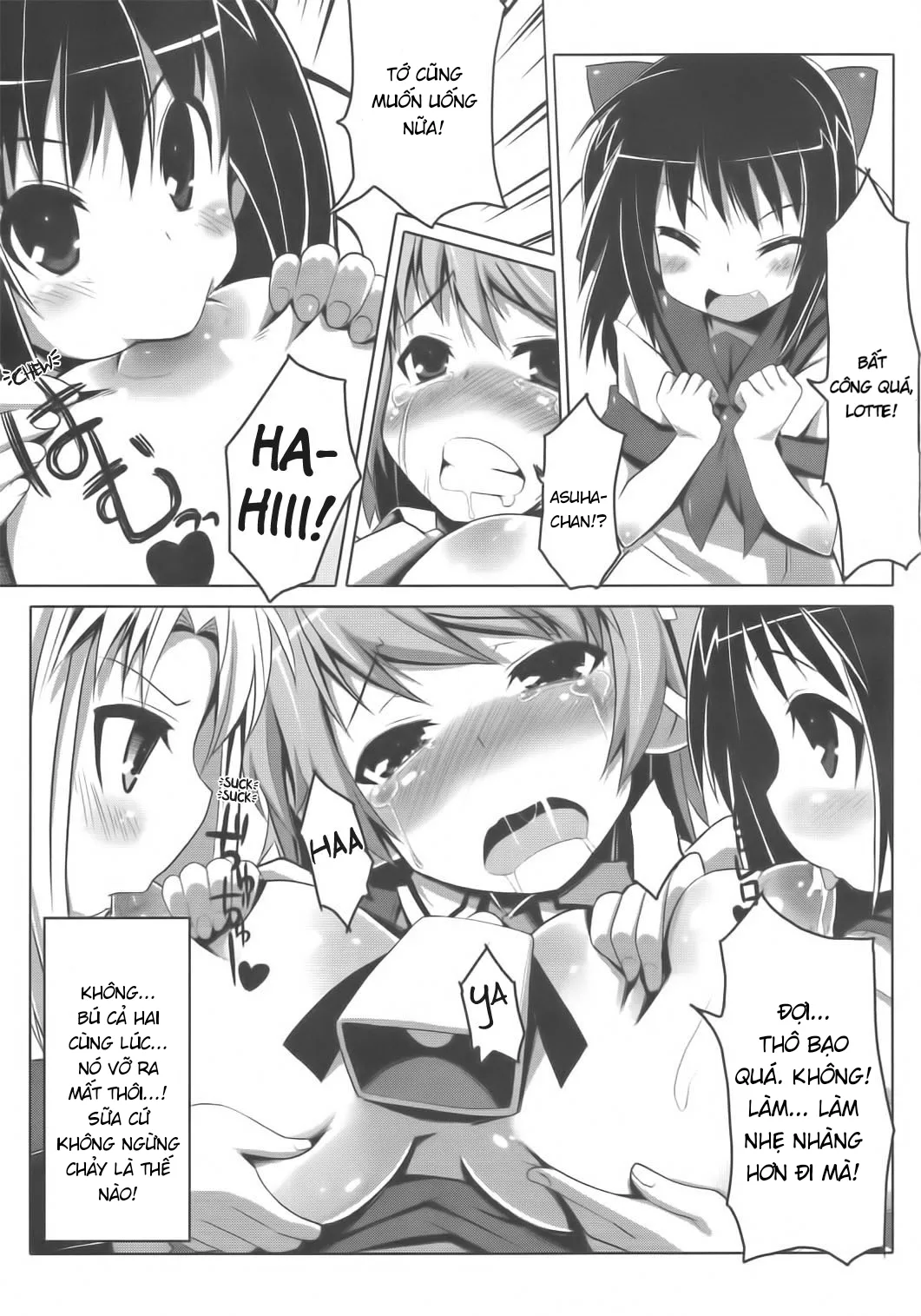 HentaiVN.net - Ảnh 12 - LOTTE Milkchocolate (Lotte no Omocha!) - Chap 1