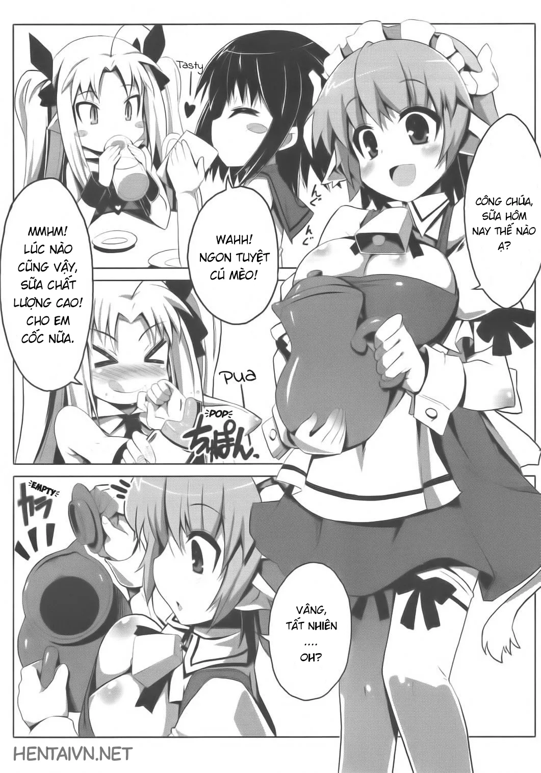 HentaiVN.net - Ảnh 7 - LOTTE Milkchocolate (Lotte no Omocha!) - Chap 1