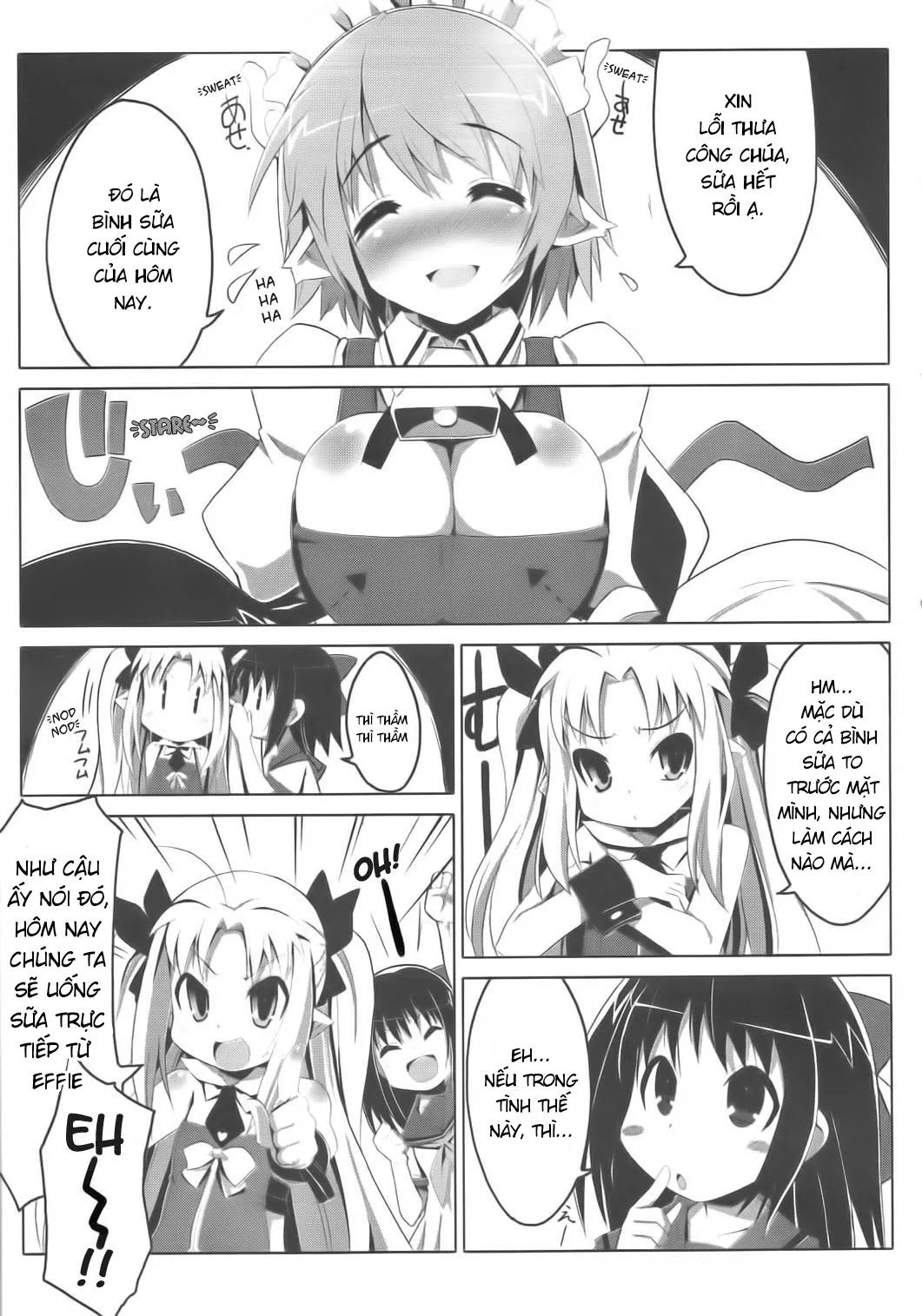 HentaiVN.net - Ảnh 8 - LOTTE Milkchocolate (Lotte no Omocha!) - Chap 1