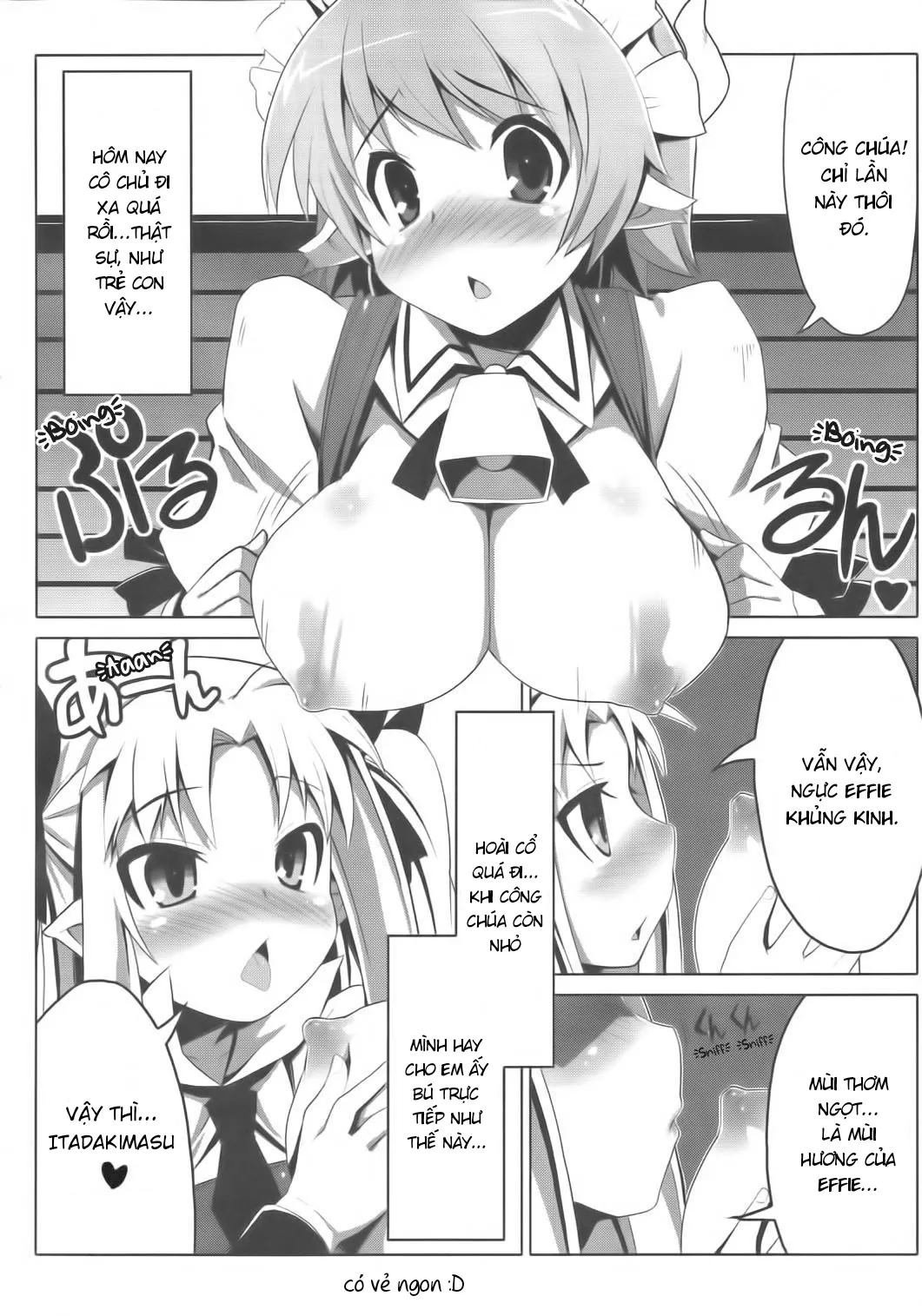 HentaiVN.net - Ảnh 9 - LOTTE Milkchocolate (Lotte no Omocha!) - Chap 1