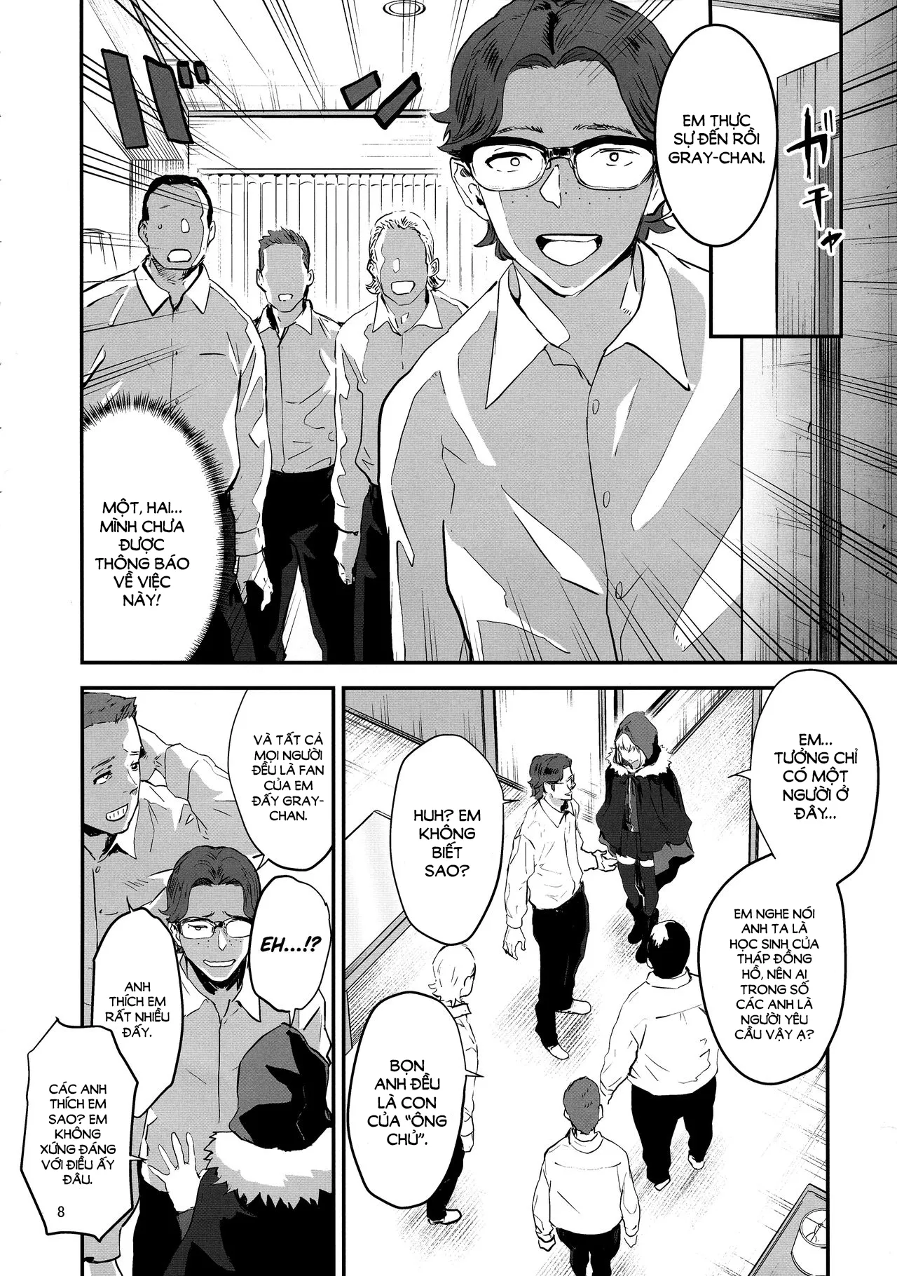 HentaiVN.net - Ảnh 10 - Sei no Jikenbo [Akogare no Gray-chan no Yowami ni Tsukekonde, Minna de Doutei o Sotsugyou sasete Moraimashita] - Chap 1