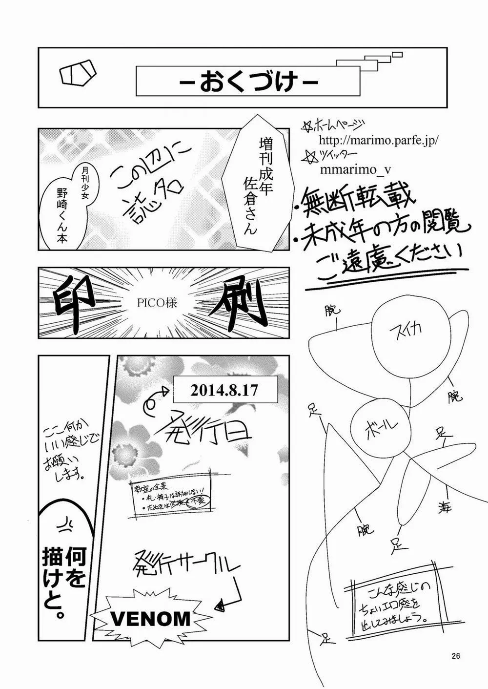 HentaiVN.net - Ảnh 25 - Zoukan Seinen Sakura-san (Gekkan Shoujo Nozaki-kun) - Chap 1