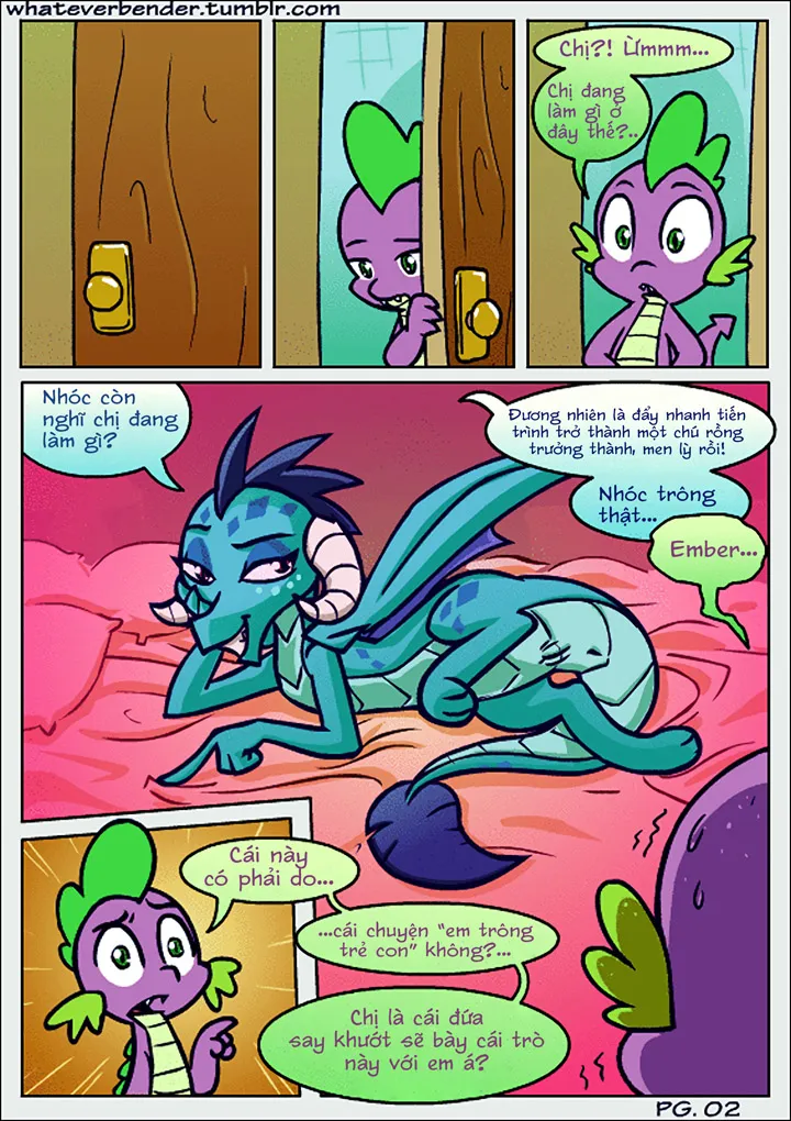 HentaiVN.net - Ảnh 3 - Spike đã lớn rồi! [I am adult now!] - Chap 1
