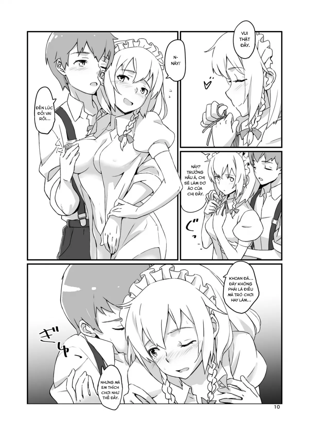 HentaiVN.net - Ảnh 10 - Không phải chị Sakuya mà tôi biết( Touhou Project) [Naisho no Sakuya-san (Touhou Project)] - Chap 1