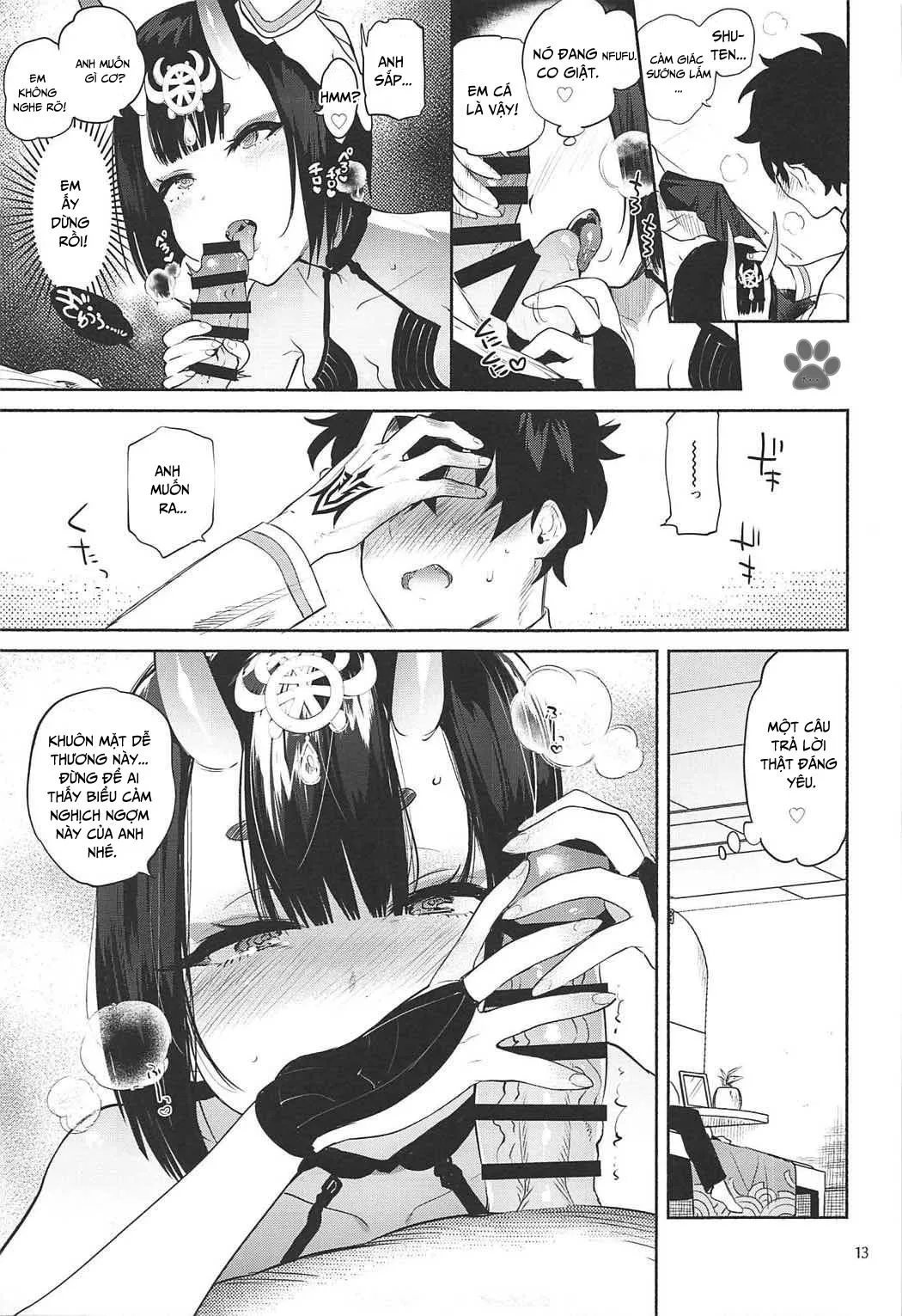 HentaiVN.net - Ảnh 10 - Shuten Douji ga Nuitekureru Hon (Fate/Grand Order) [A Book About Getting Milked Dry by Shuten Douji (Fate/Grand Order)] - Chap 1