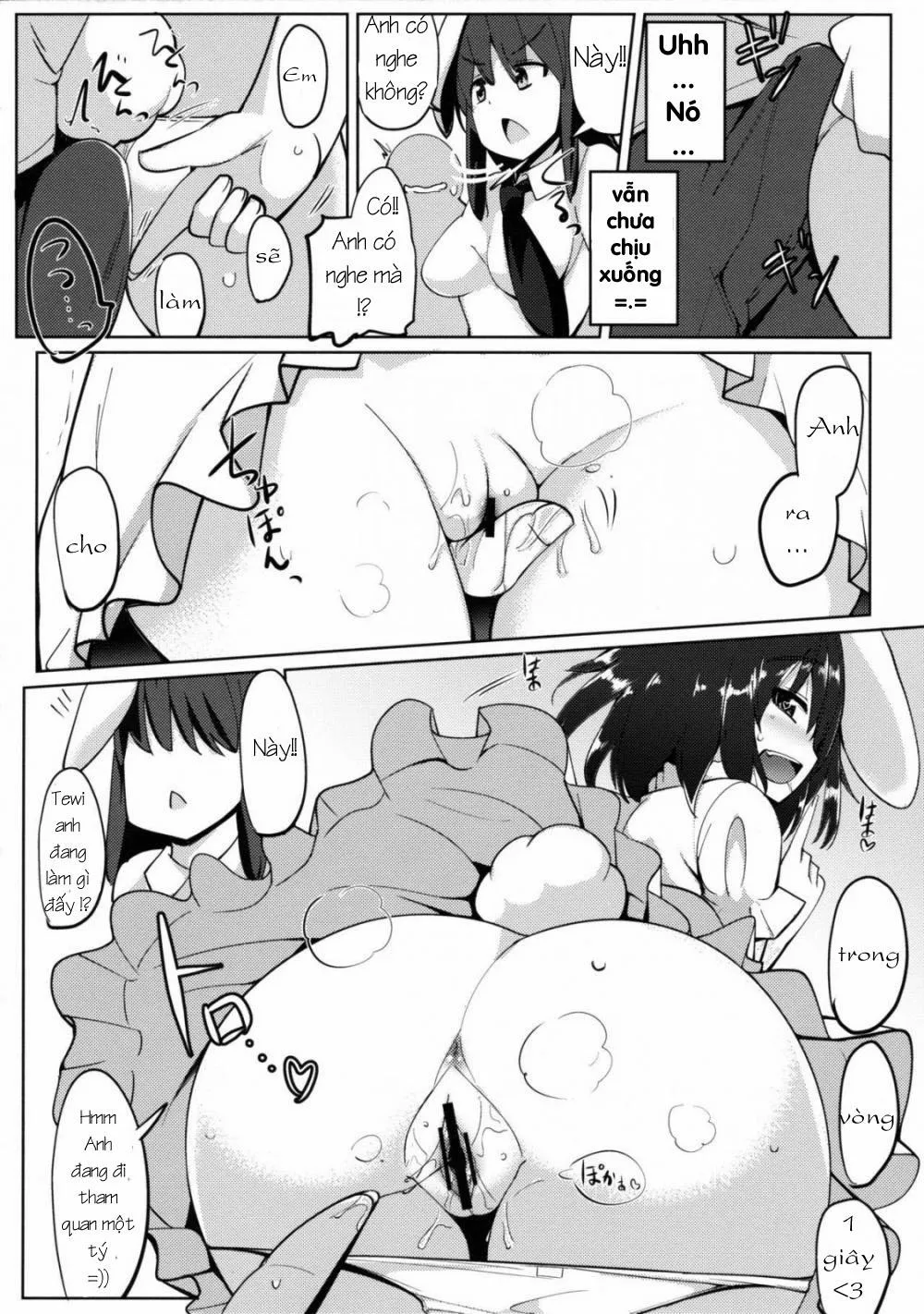 HentaiVN.net - Ảnh 11 - Uwaki Shite Tewi-chan to Sex Shita (Touhou) - Chap 1