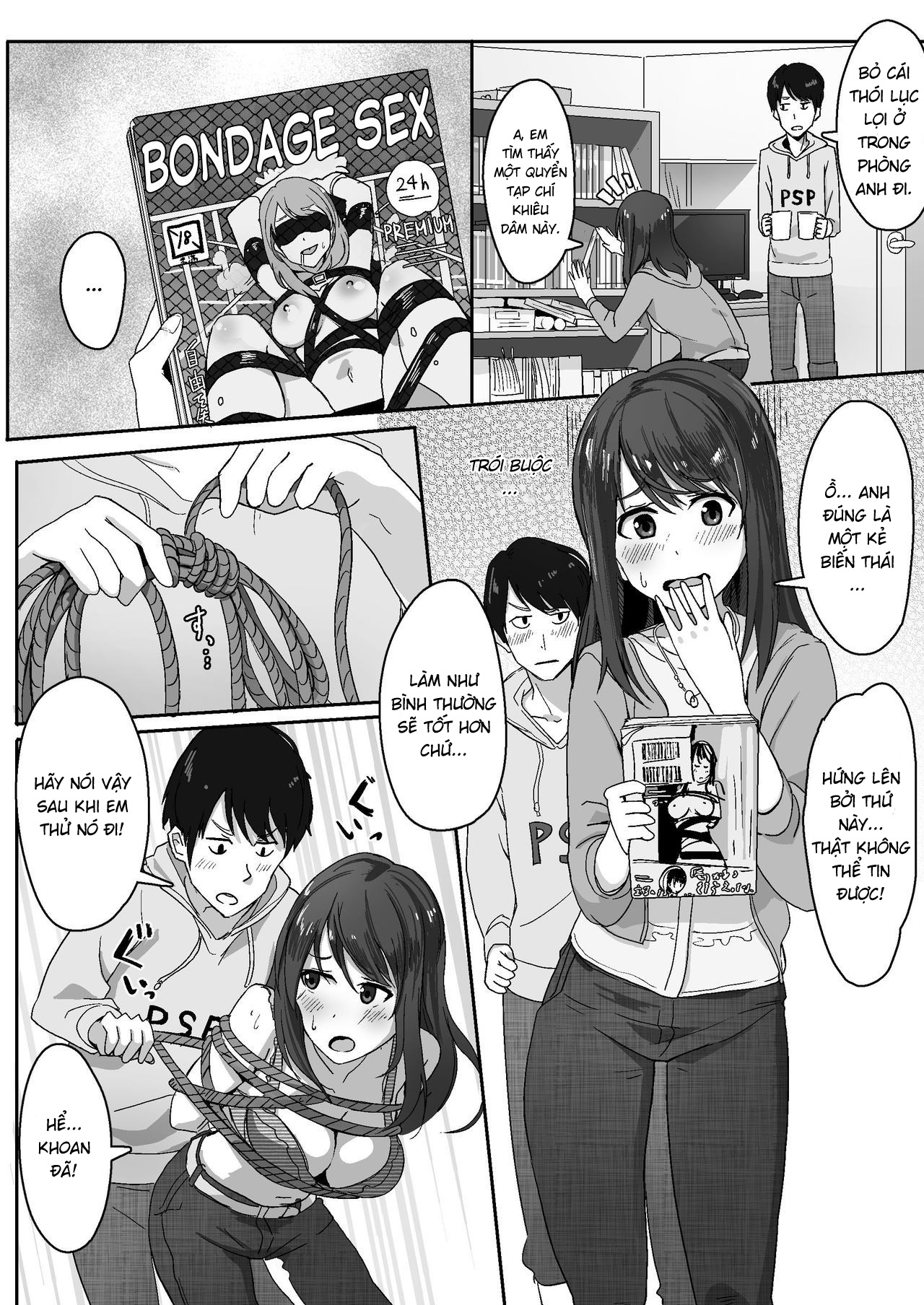 HentaiVN.net - Ảnh 3 - Kanojo ni Seiheki ga Bareru Hanashi [彼女に性癖がばれる話] - Chap 1