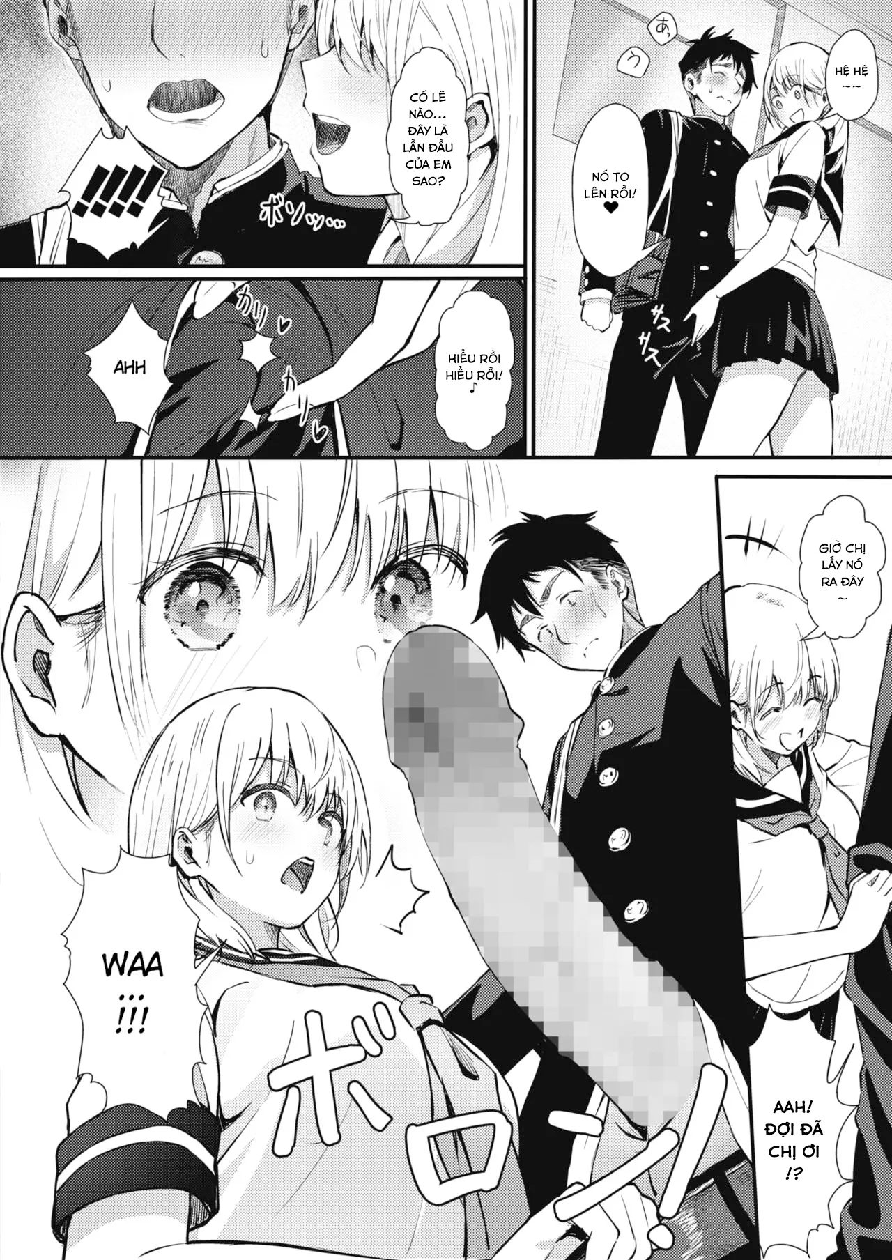 HentaiVN.net - Ảnh 10 - Rei ni Hana o Torareru - Chap 1