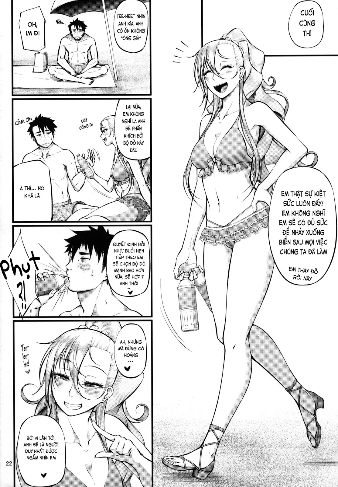 HentaiVN.net - Ảnh 22 - Drastic Summer Vacation - Chap 1