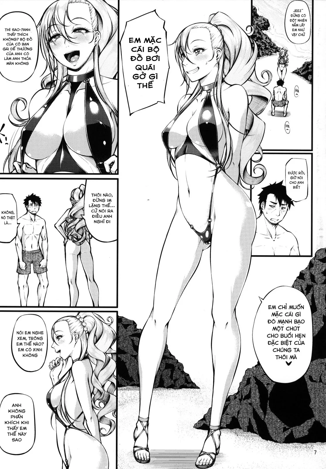 HentaiVN.net - Ảnh 9 - Drastic Summer Vacation - Chap 1