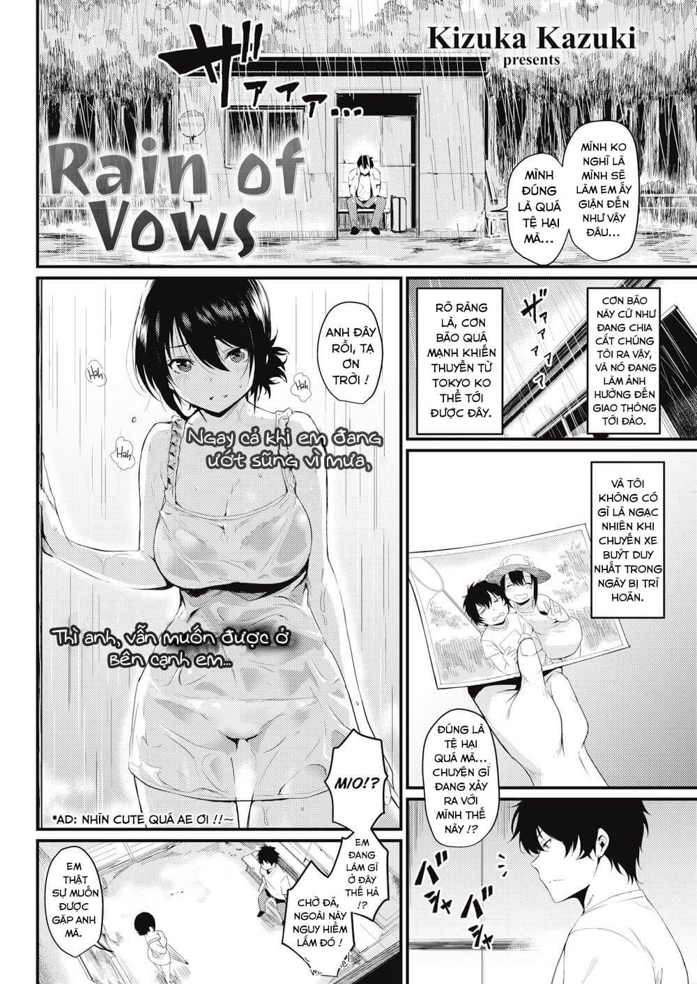 HentaiVN.net - Ảnh 2 - Rain of Vows - Chap 1