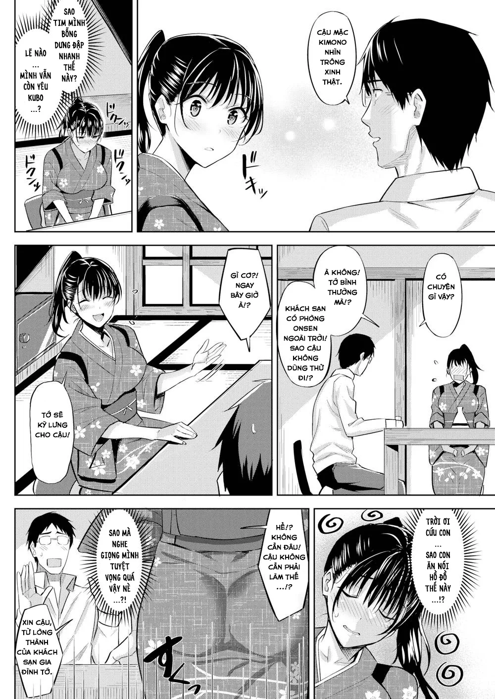 HentaiVN.net - Ảnh 5 - Ý Trời Là Em Được Gặp Lại Anh! [Tsubaki's Feelings] - Chap 1
