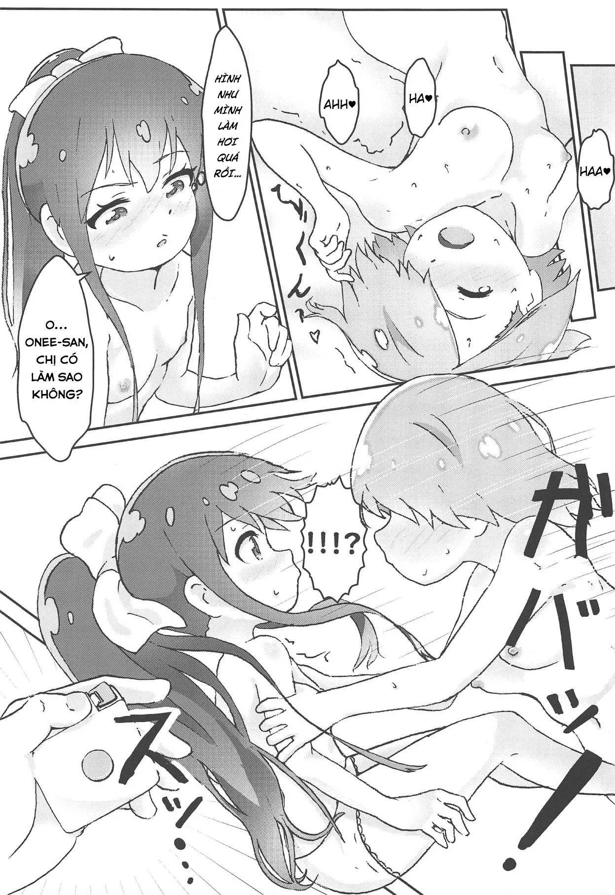 HentaiVN.net - Ảnh 8 - Maiorita Ato no Mya-nee to Hana-chan ga Eroi! (Watashi ni Tenshi ga Maiorita!) [舞い降りた後のみゃー姉と花ちゃんがえろい! (私に天使が舞い降りた!)] - Chap 1