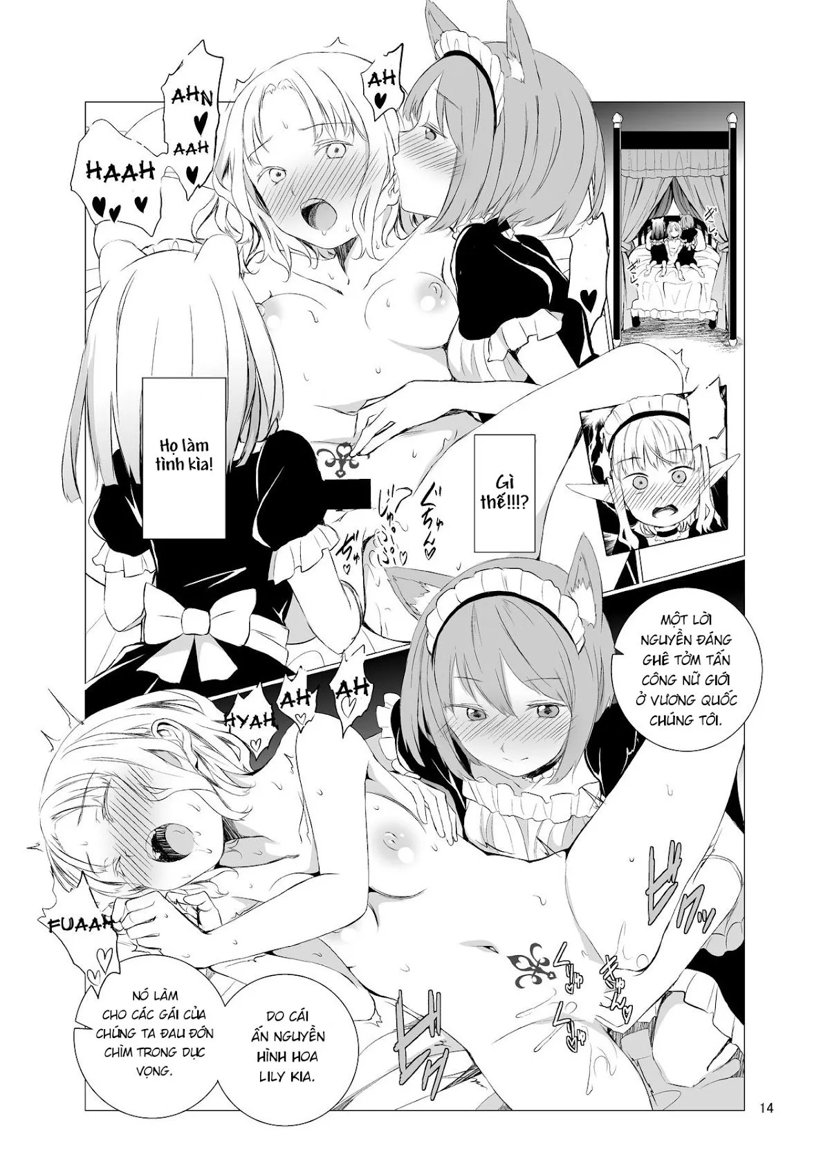 HentaiVN.net - Ảnh 14 - Yuri Isekai - Chap 1