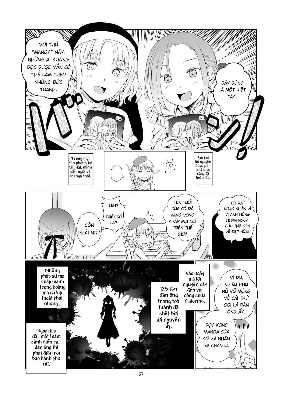 HentaiVN.net - Ảnh 56 - Yuri Isekai - Chap 1