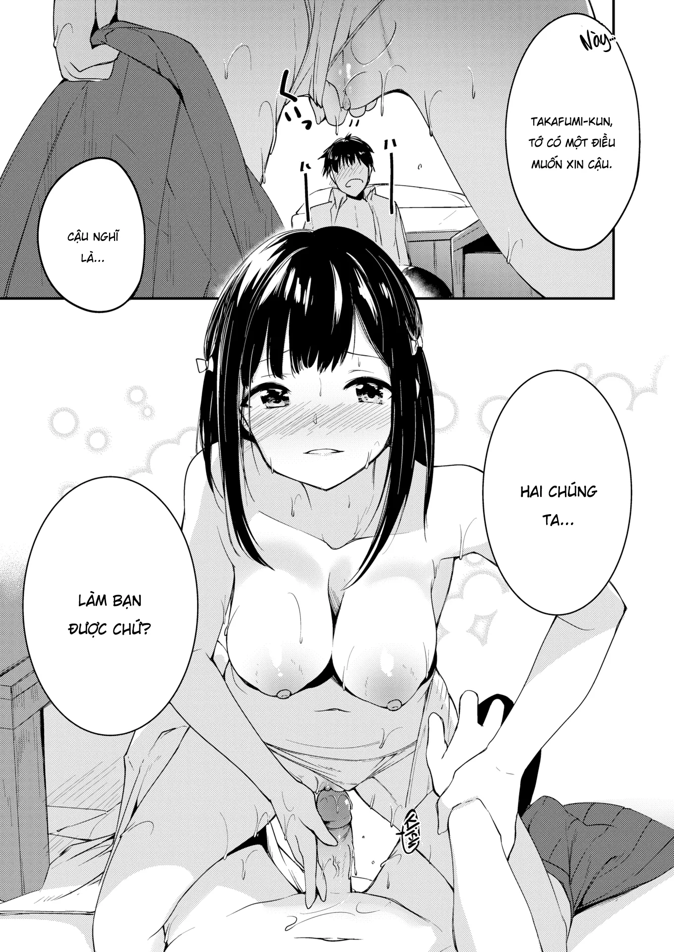 HentaiVN.net - Ảnh 18 - Địt nhau với nhỏ bạn bỏ nhà đi bụi - Chap 1