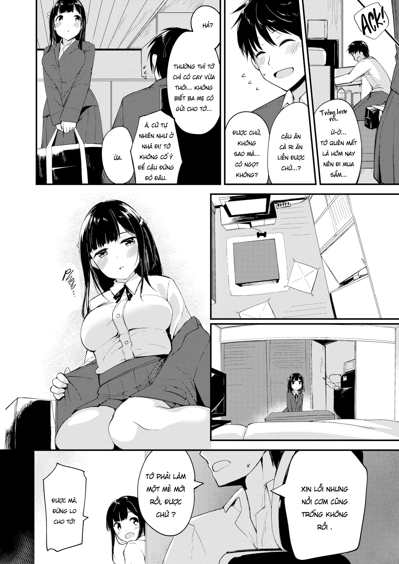 HentaiVN.net - Ảnh 7 - Địt nhau với nhỏ bạn bỏ nhà đi bụi - Chap 1